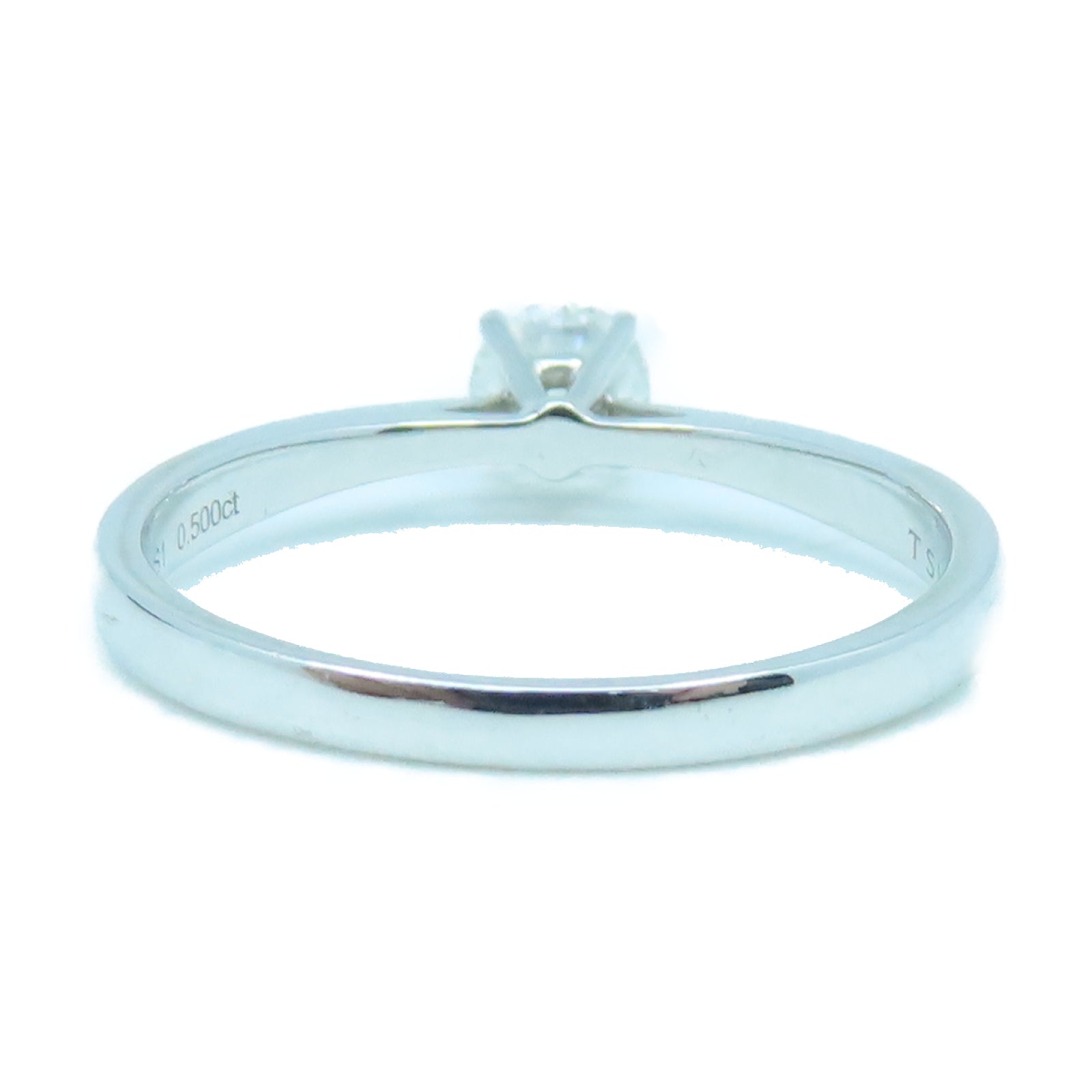 JEWELRY **【激減優惠】18K白金Diamond Ring 0.50ct鑽石戒指US#8