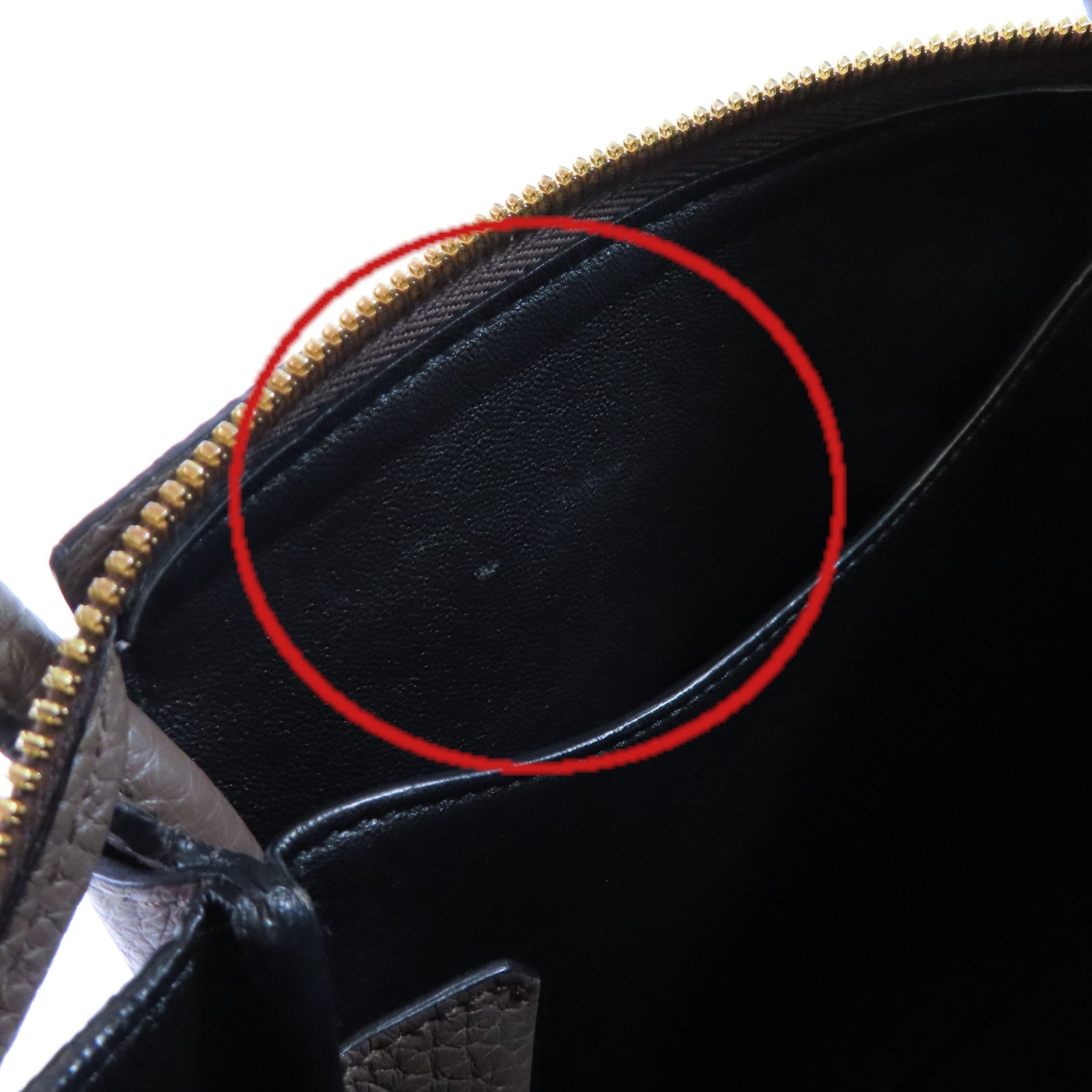 PRADA 牛皮皮革2Way Shoulder Bag金扣手挽肩背兩用袋灰啡色
