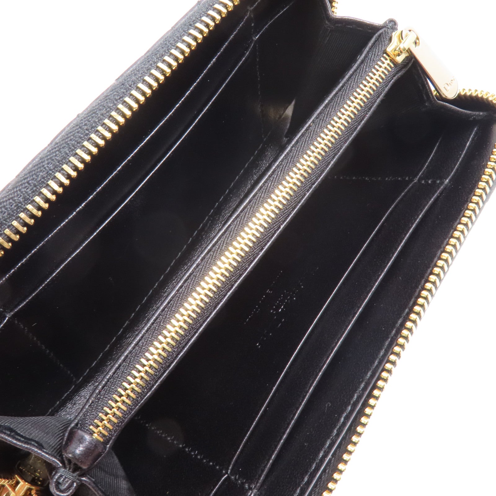 Dior 羊皮皮革Wallet金扣錢包