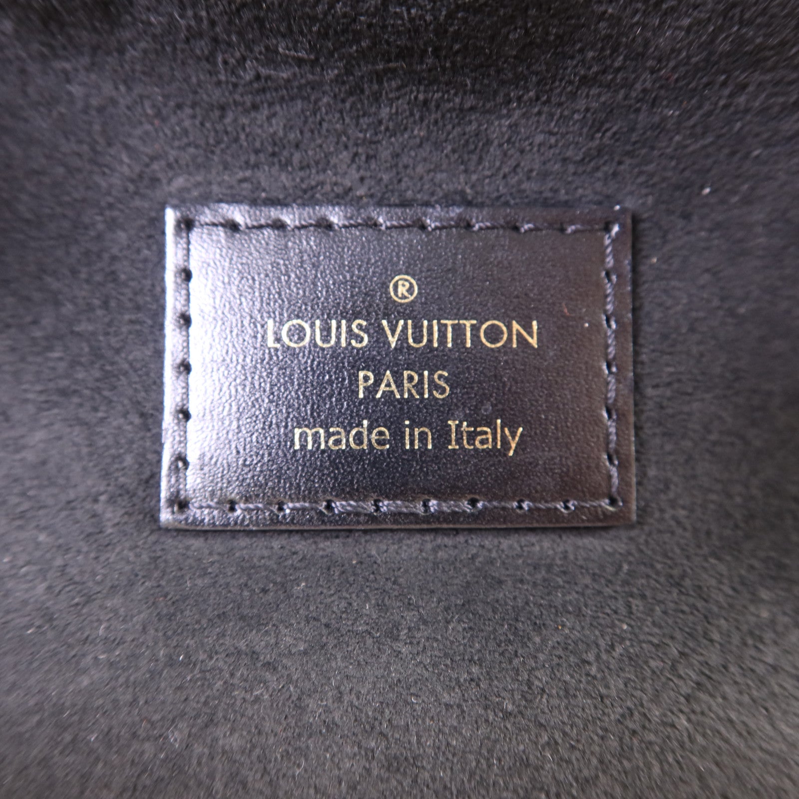 LOUIS VUITTON Monogram Reverse Vanity PM金扣手挽肩背兩用袋棕色