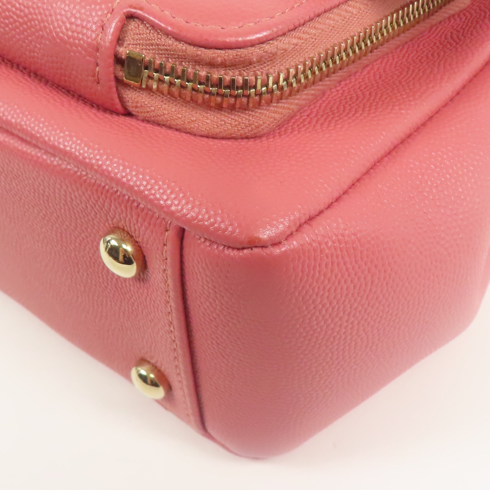 CHANEL 牛皮皮革Affinity金扣手挽肩背兩用袋