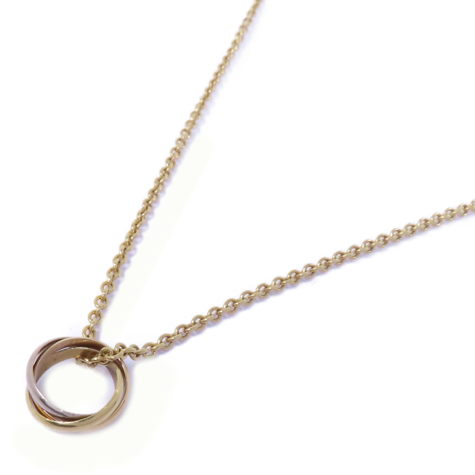 CARTIER 【激減優惠】18K黄金/玫瑰金/白金Trinity Necklace項鍊