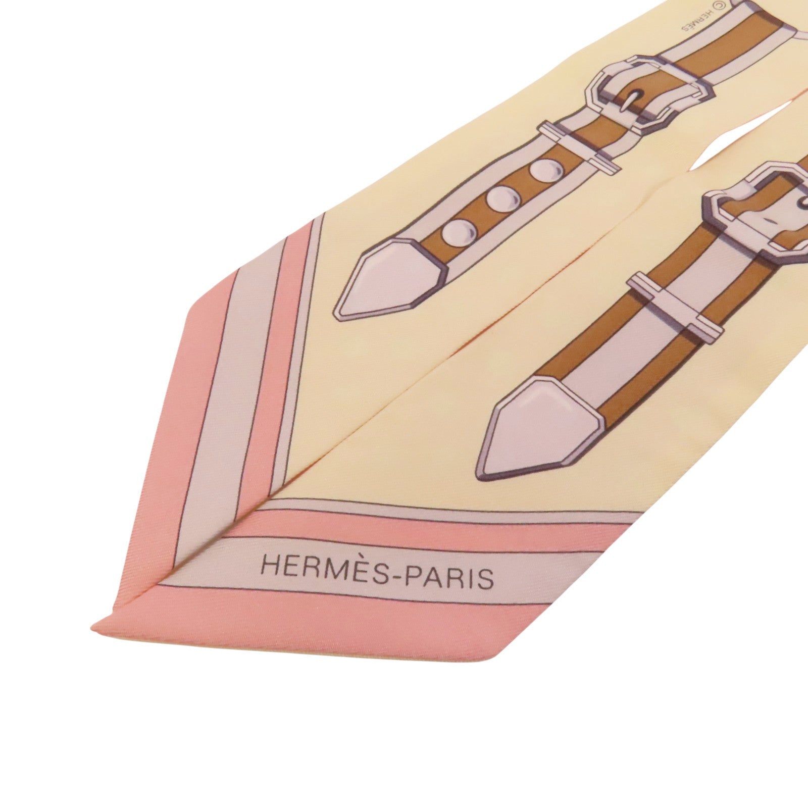 HERMES 絲質Twilly Scarf絲巾