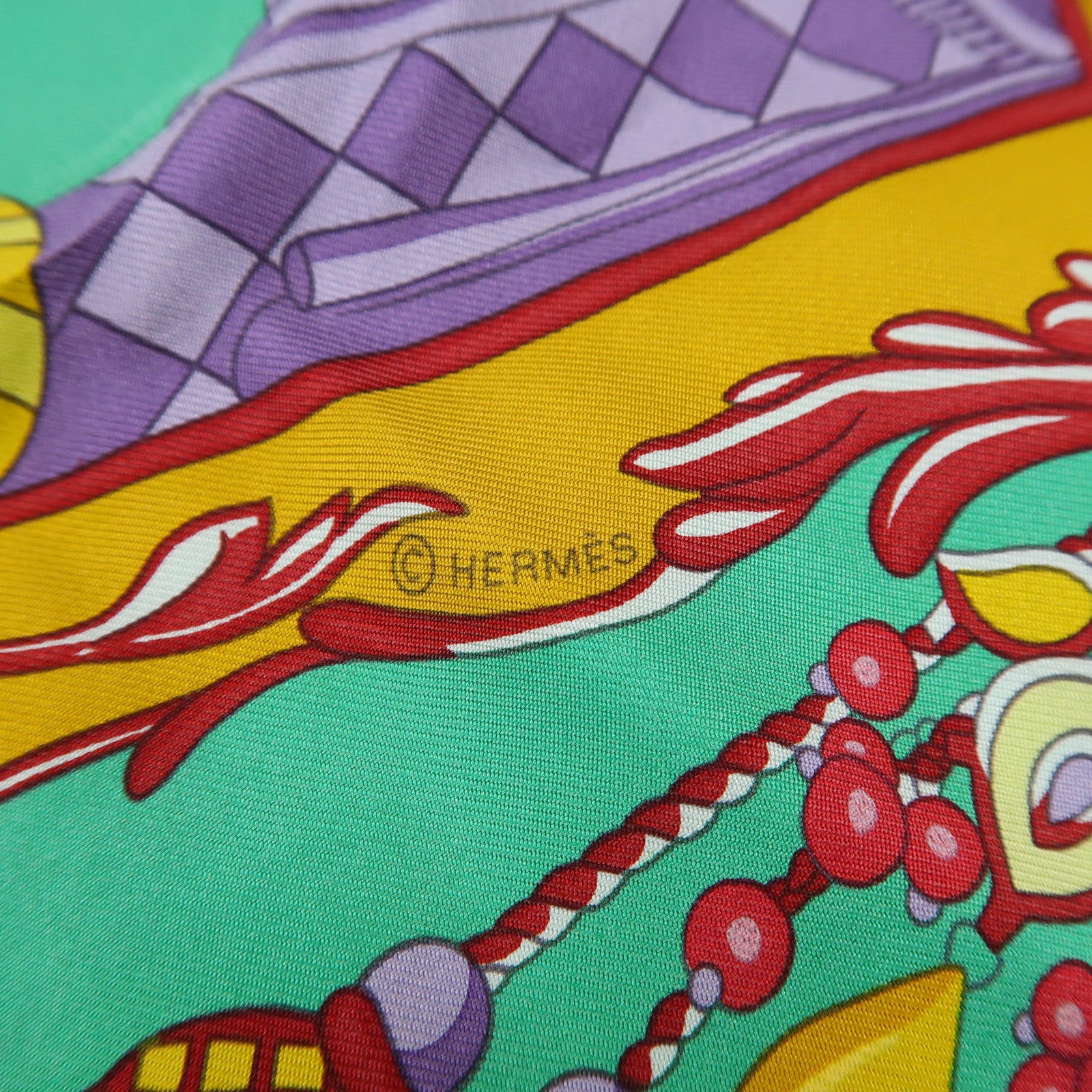 HERMES 絲質Scarf 90X90絲巾