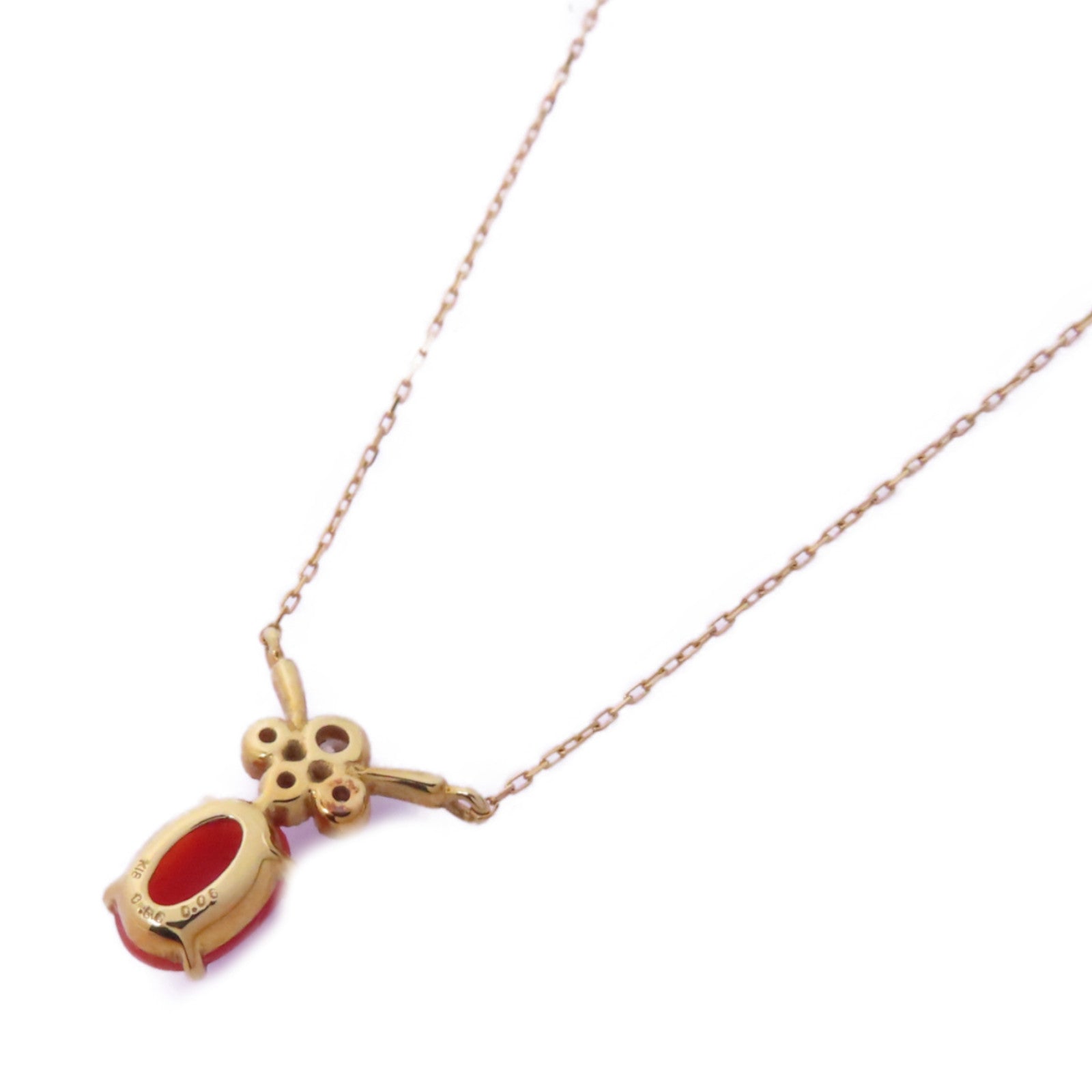 JEWELRY 18K金/紅珊瑚石Necklace項鍊
