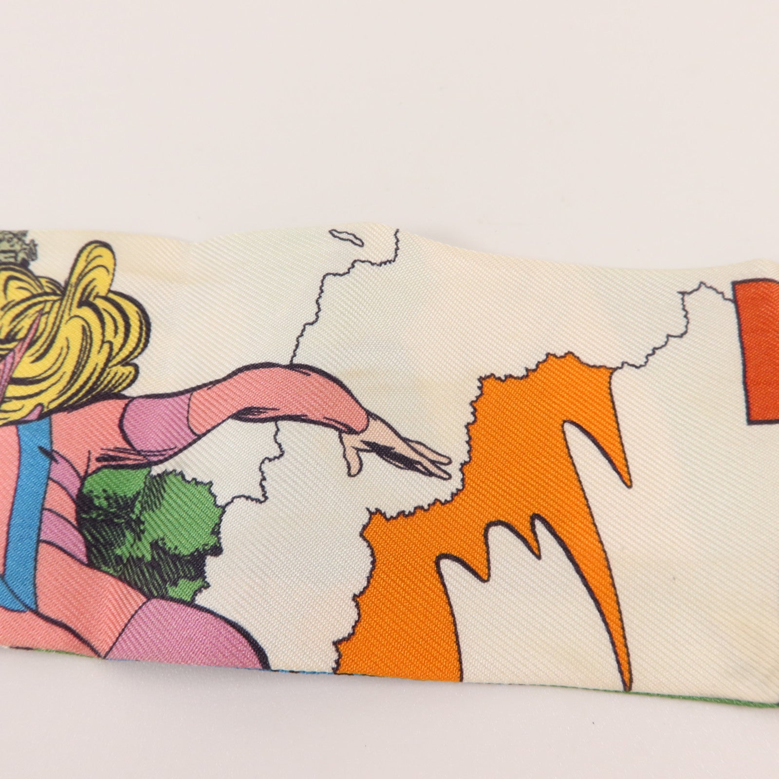 HERMES 絲質Twilly絲巾
