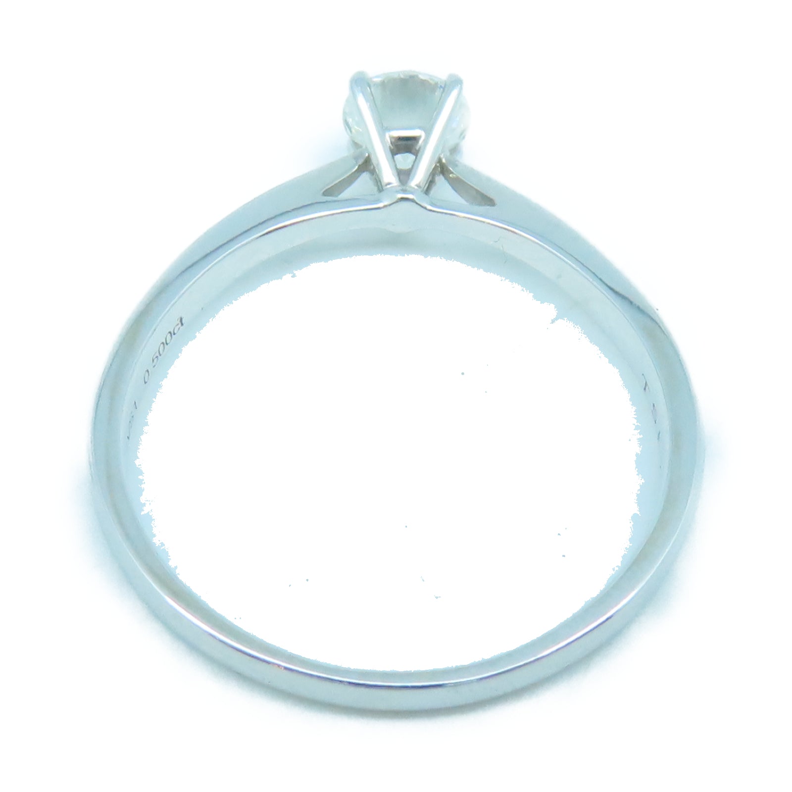 JEWELRY **【激減優惠】18K白金Diamond Ring 0.50ct鑽石戒指US#8