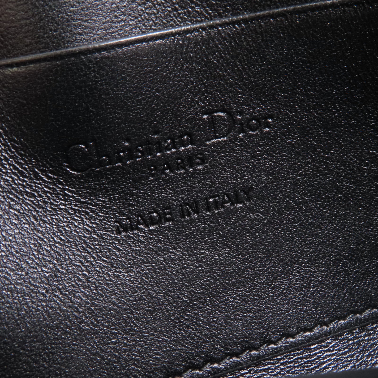 Dior 羊皮皮革Wallet金扣錢包