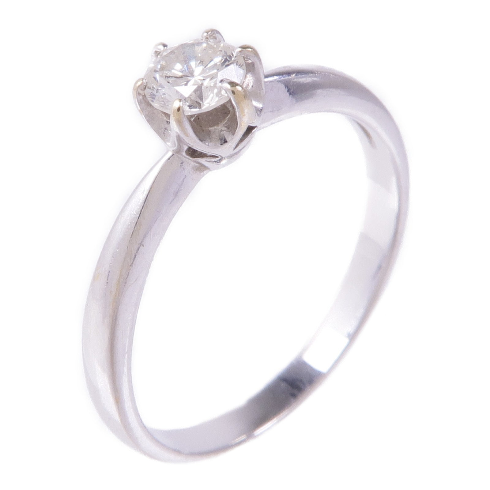 JEWELRY Diamond Ring Accessories 18K White Gold US#7.25