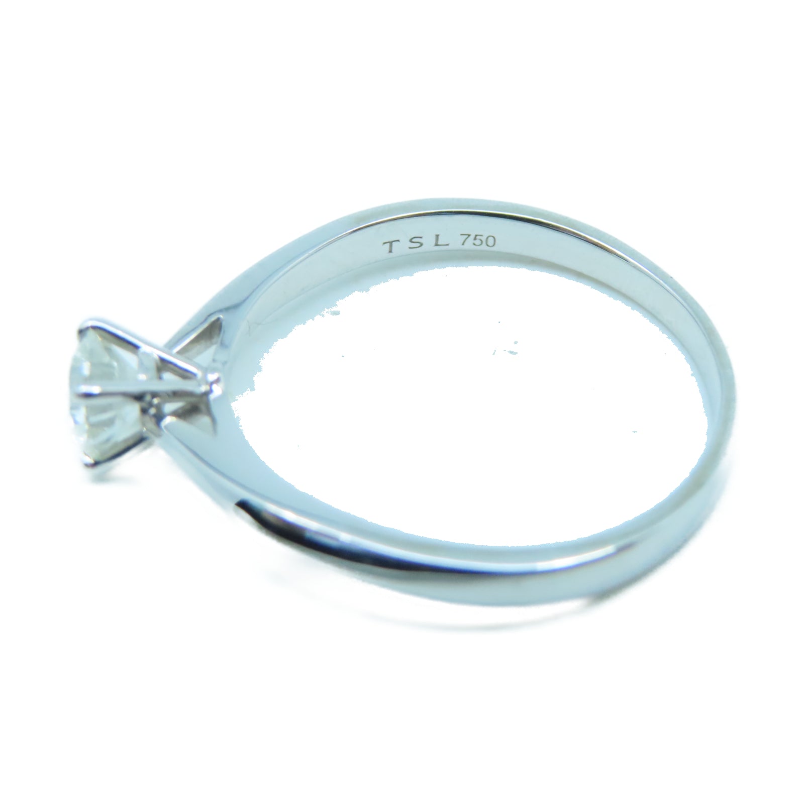 JEWELRY **【激減優惠】18K白金Diamond Ring 0.50ct鑽石戒指US#8
