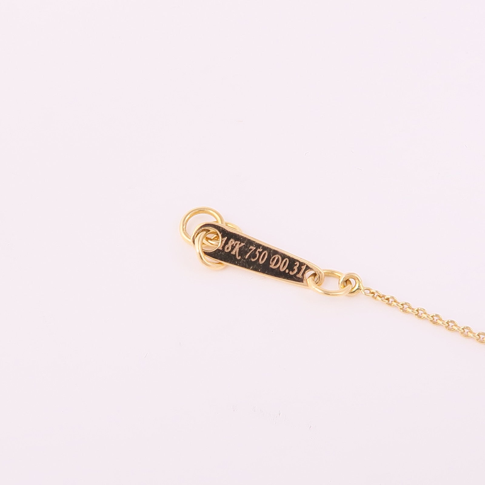 JEWELRY 18K黃金Diamond Necklace鑽石項鍊