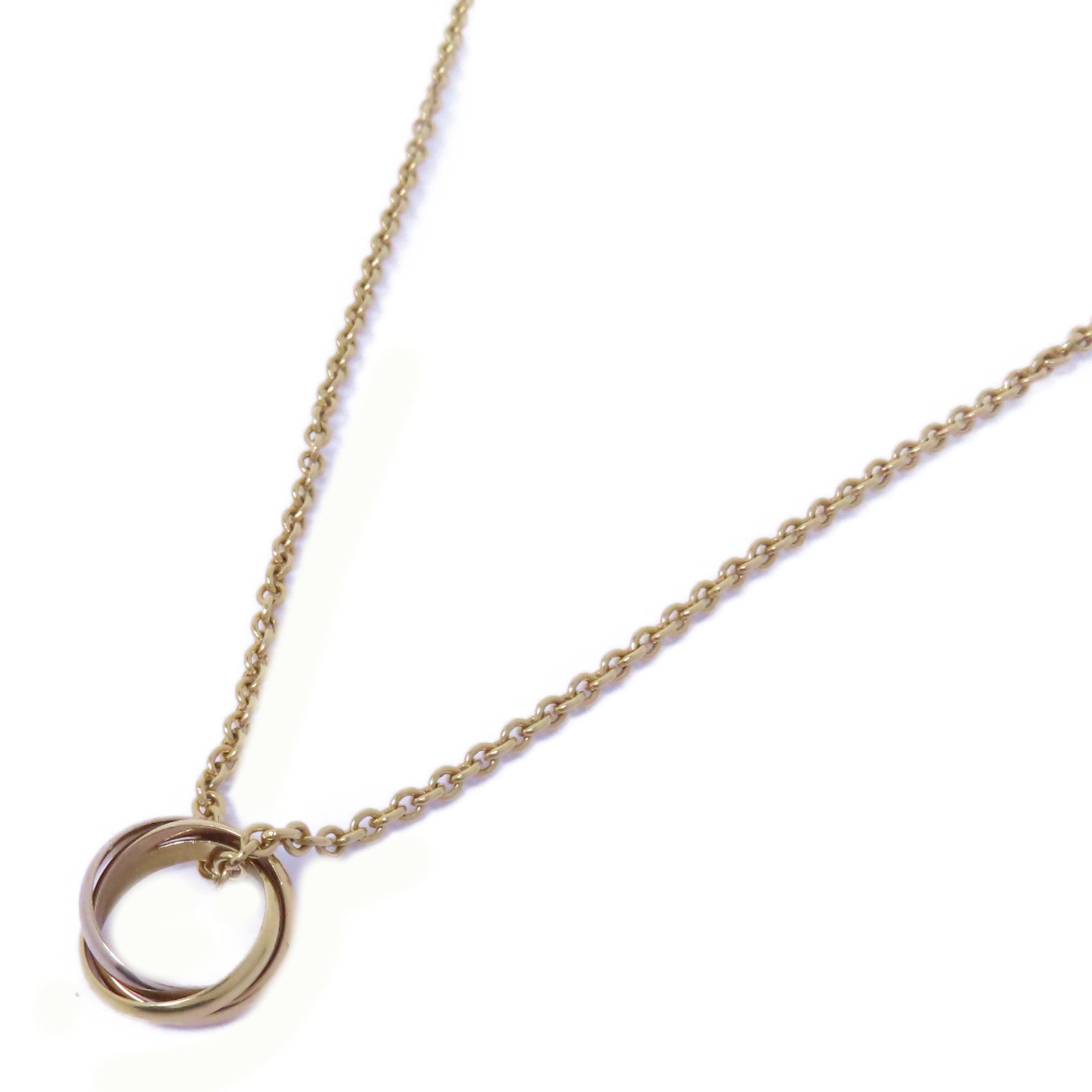 CARTIER 【激減優惠】18K黄金/玫瑰金/白金Trinity Necklace項鍊