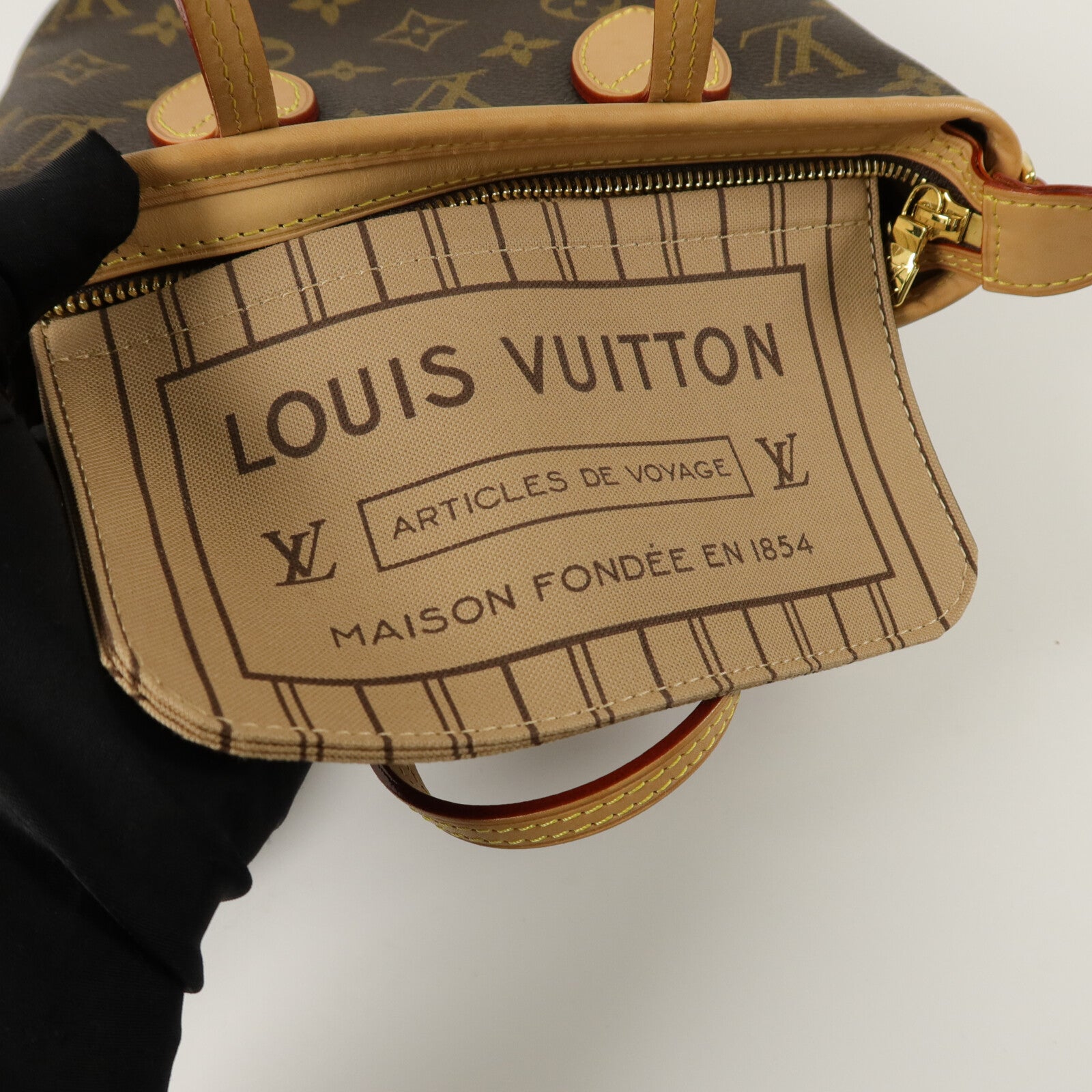 LOUIS VUITTON Monogram Neverfull BB手挽肩背兩用袋