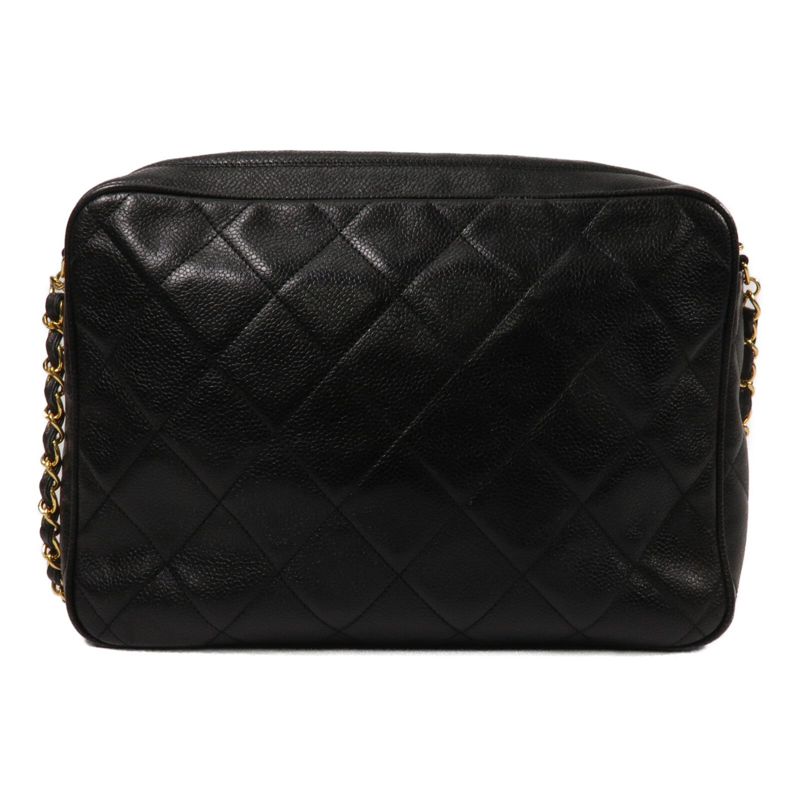 CHANEL 牛皮皮革Vintage Chain Shoulder鏈帶肩背袋