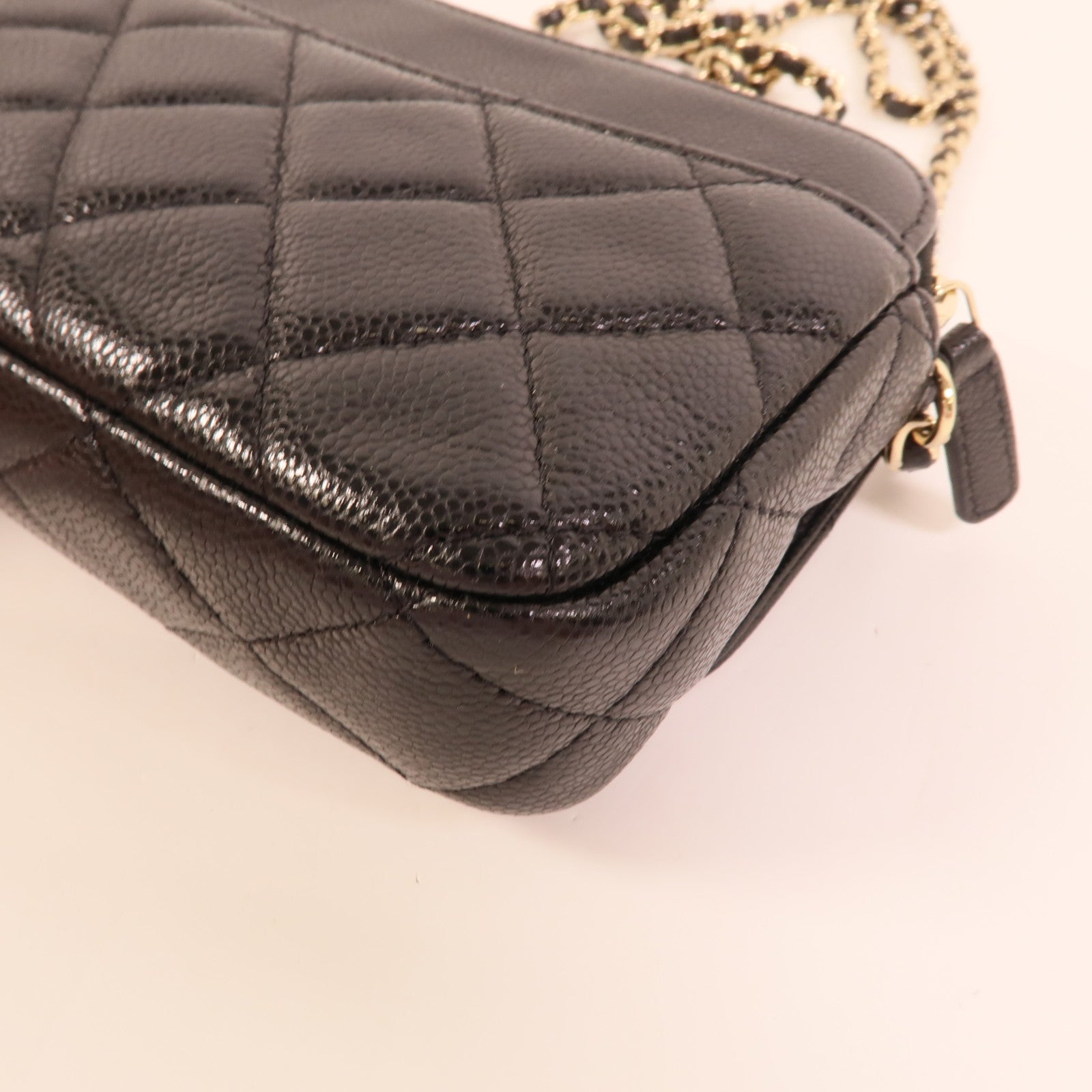 CHANEL 牛皮皮革Flap Phone Holder肩背袋