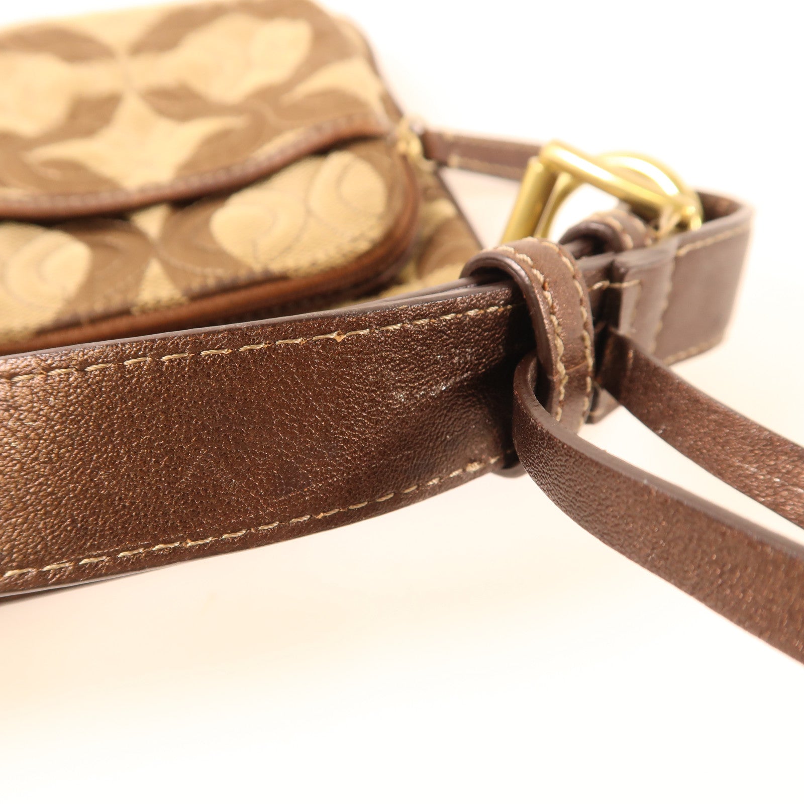 COACH 【激減優惠】帆布Waist Bag金扣腰包