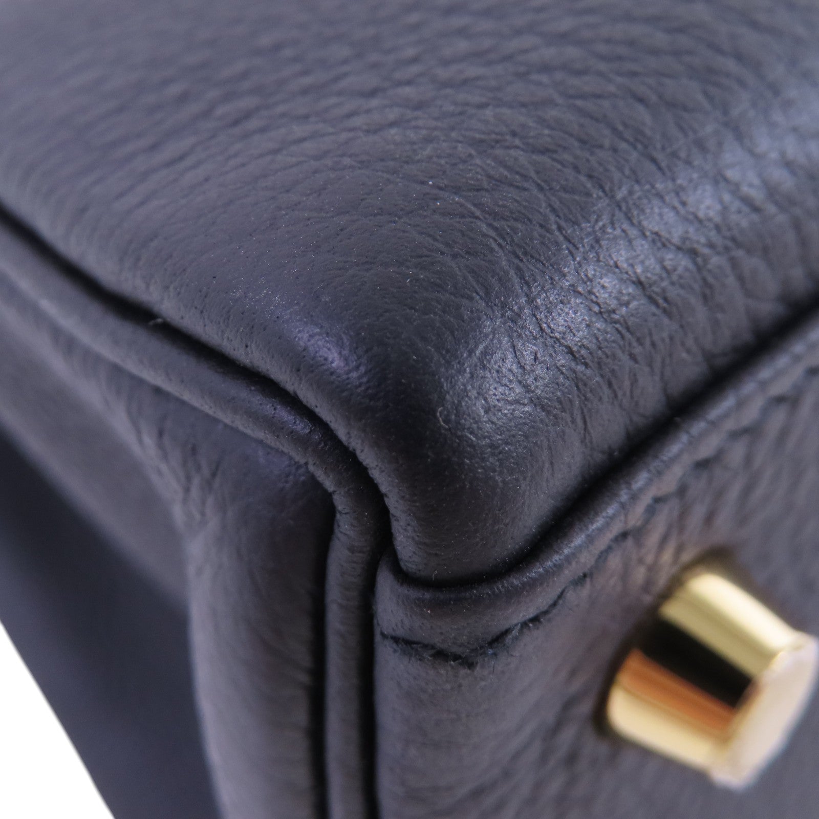 HERMES 【激減優惠】Togo皮革Kelly 25 2Way Hand Bag金扣手挽肩背兩用袋