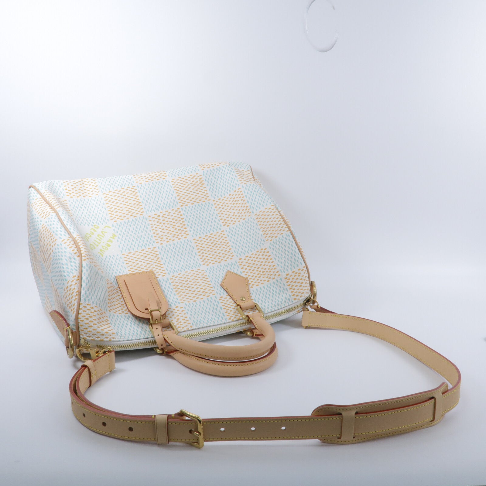 LOUIS VUITTON Damier Heritage Speedy 40 Bandouliere手挽肩背兩用袋