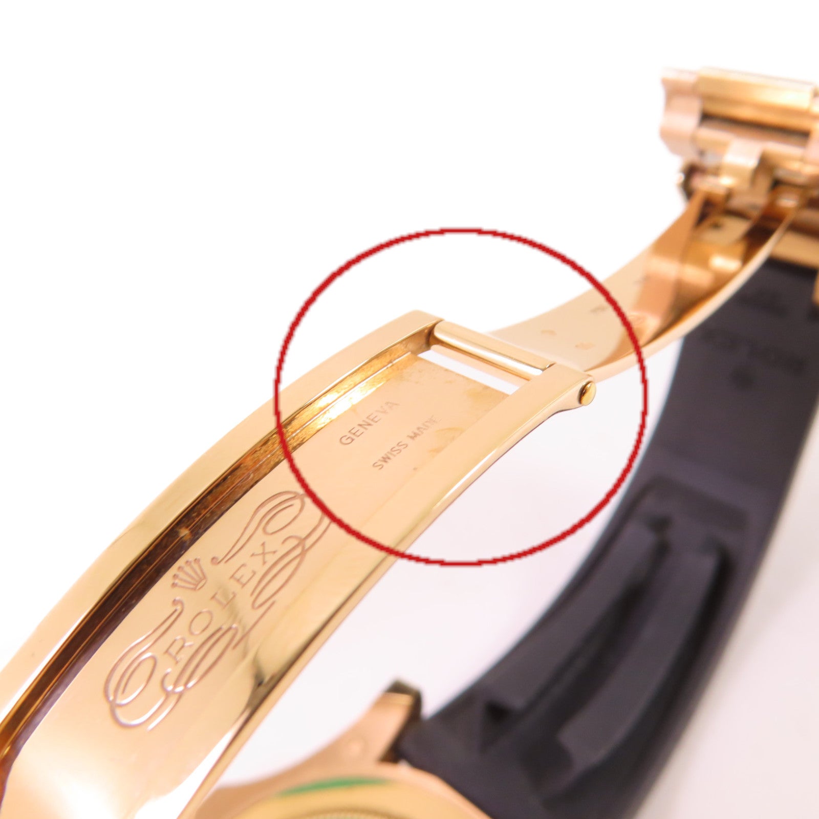 ROLEX Yacht Master 18K玫瑰金/橡膠帶自動機芯手錶黑色