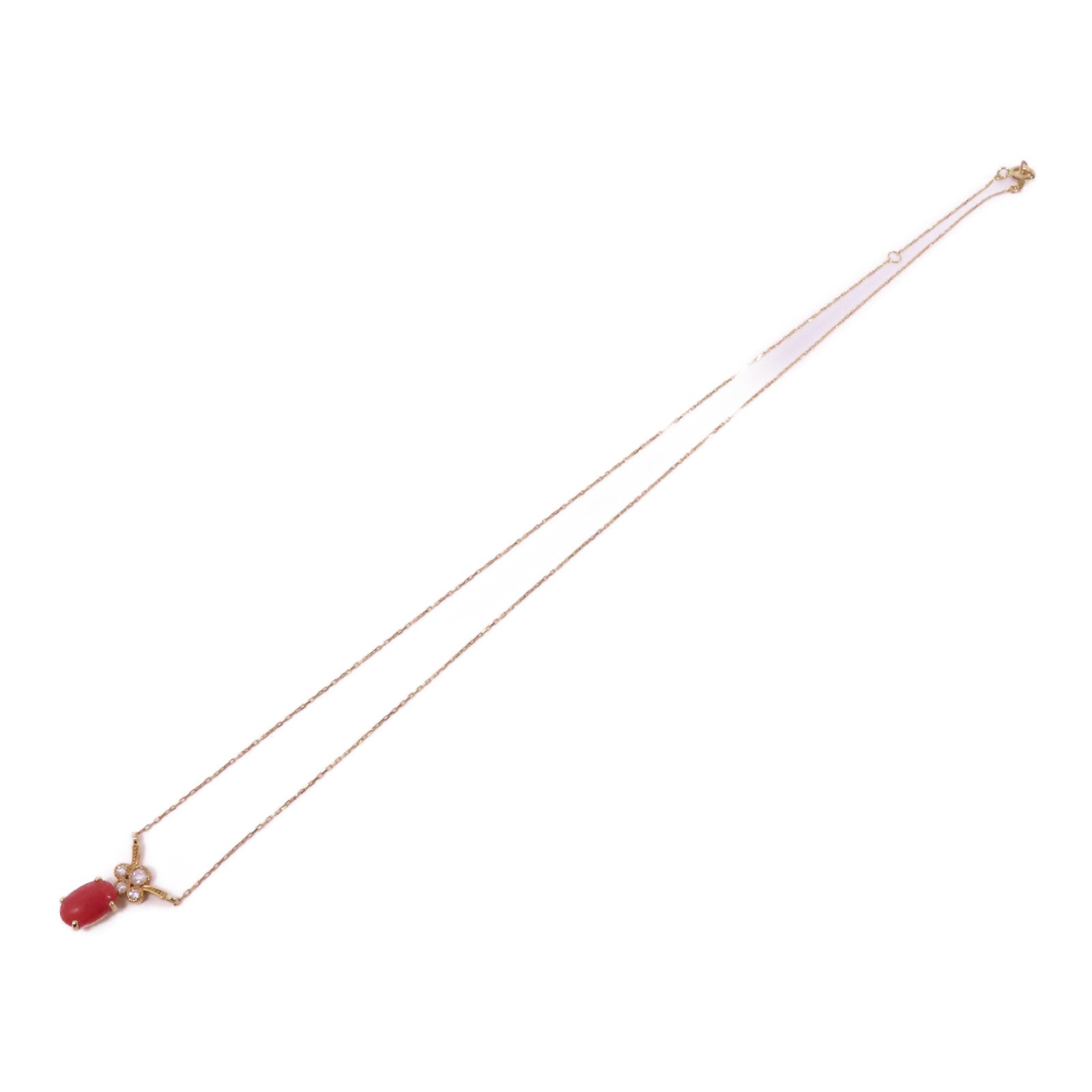 JEWELRY 18K金/紅珊瑚石Necklace項鍊
