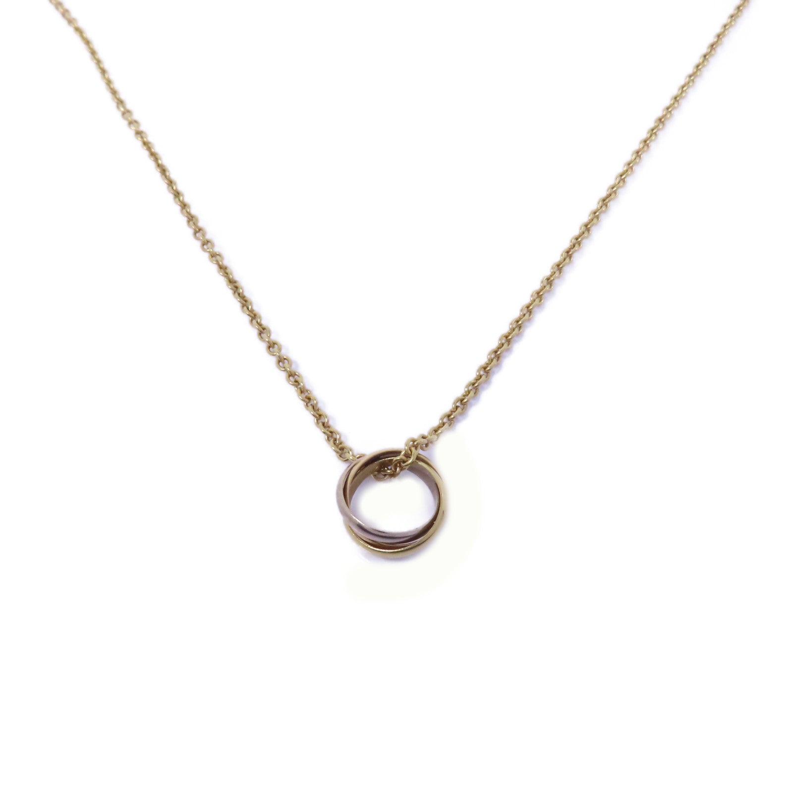 CARTIER 【激減優惠】18K黄金/玫瑰金/白金Trinity Necklace項鍊