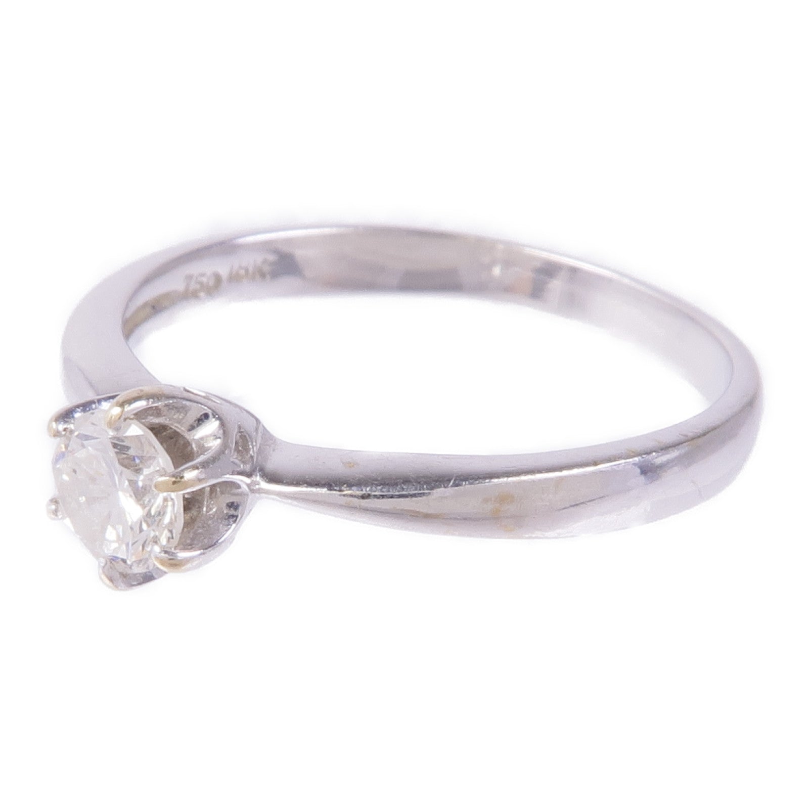 JEWELRY Diamond Ring Accessories 18K White Gold US#7.25