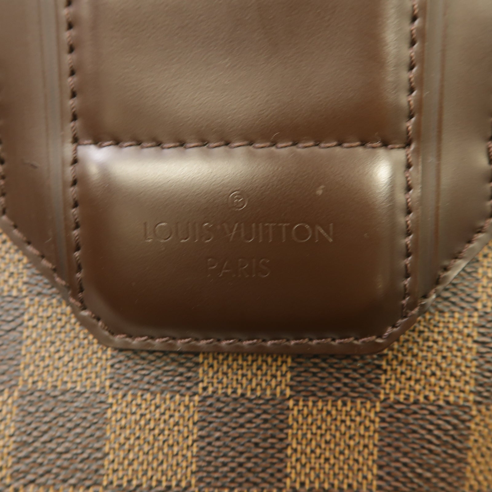 LOUIS VUITTON 【激減優惠】Damier Greet金扣肩背袋棕色