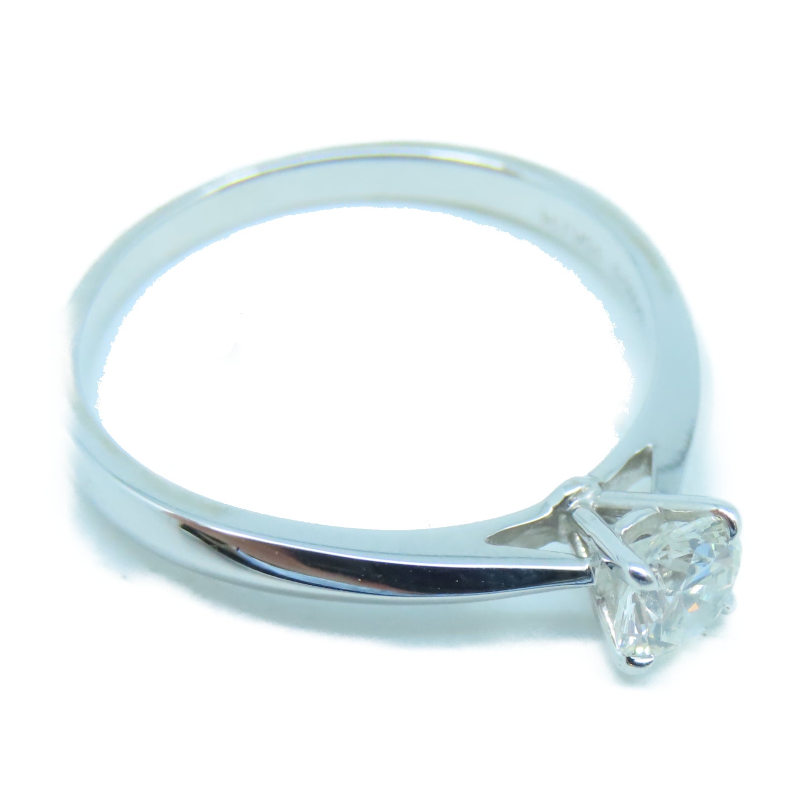JEWELRY **【激減優惠】18K白金Diamond Ring 0.50ct鑽石戒指US#8