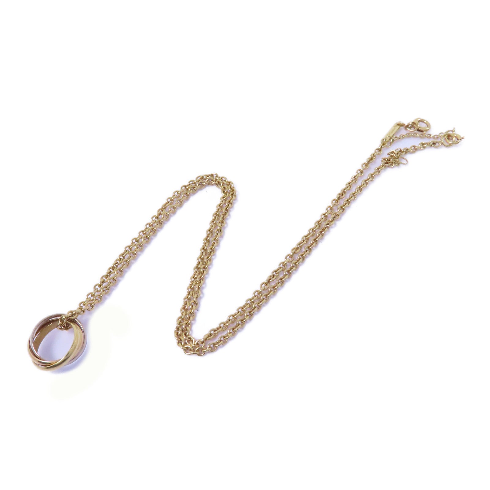 CARTIER 【激減優惠】18K黄金/玫瑰金/白金Trinity Necklace項鍊