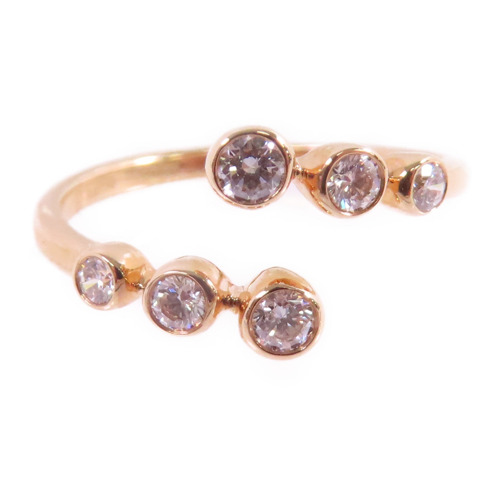 JEWELRY 18K玫瑰金/鑽石Diamond Ring戒指US#5.75