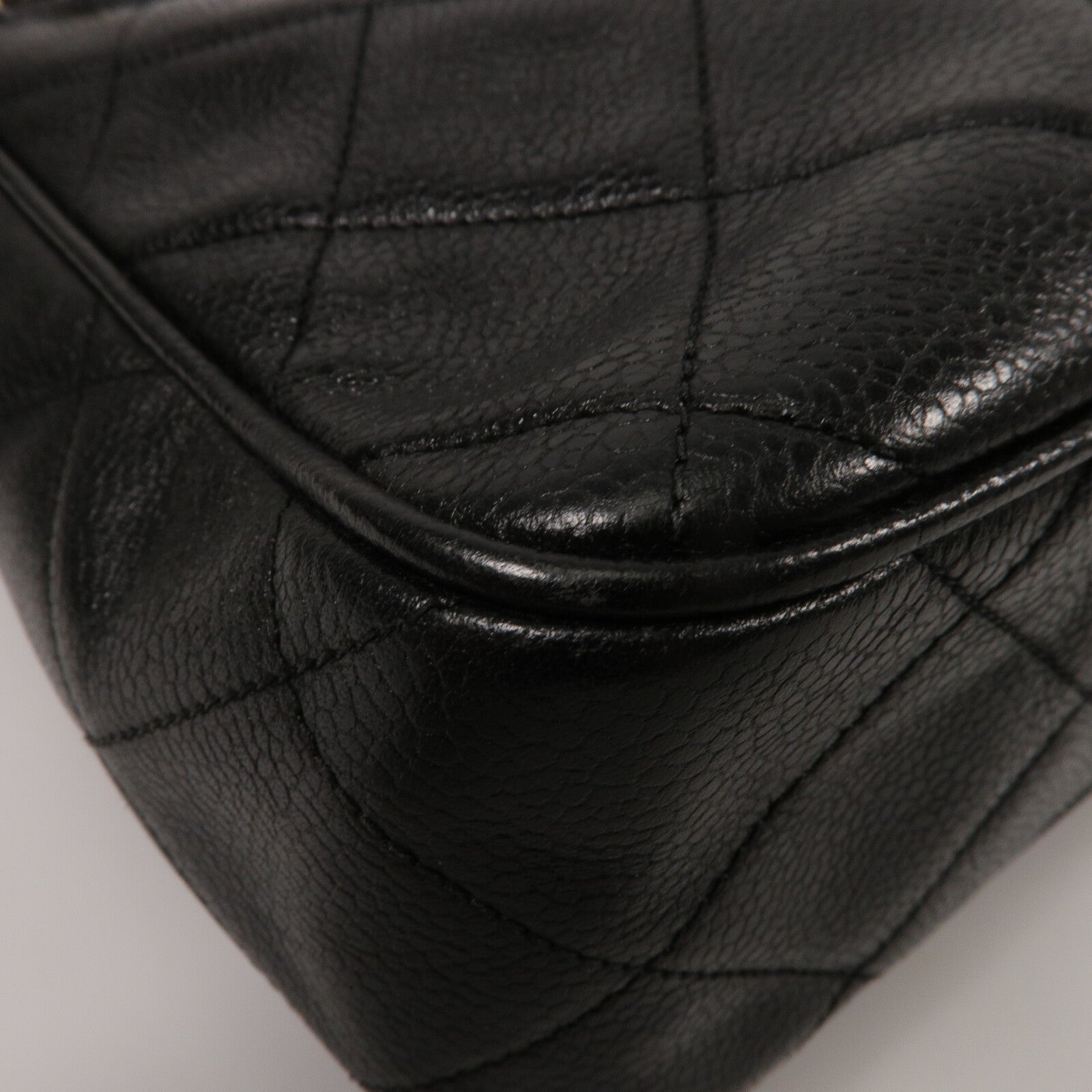 CHANEL 牛皮皮革Vintage Chain Shoulder鏈帶肩背袋