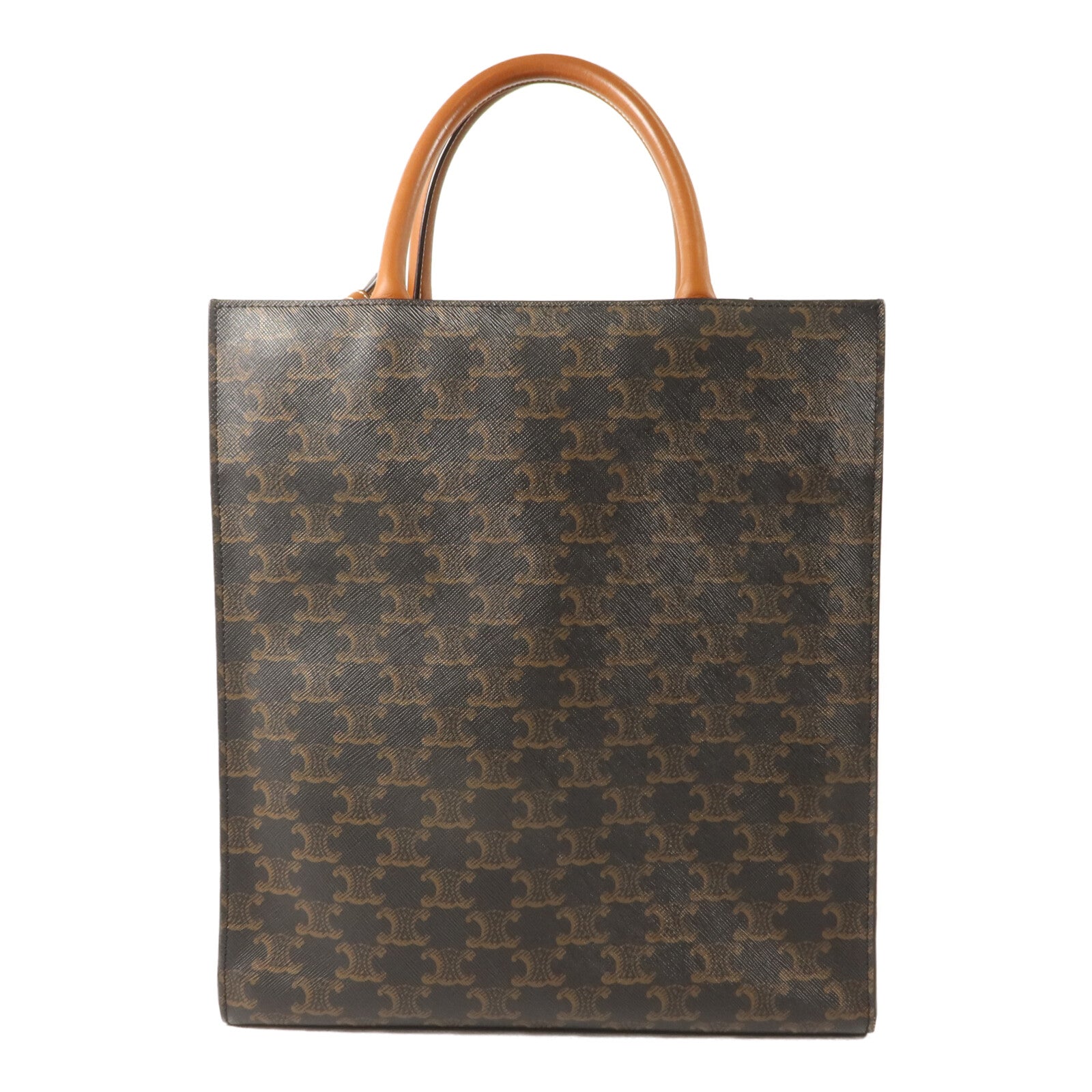 CELINE 塗層帆布Triomphe Cabas Tote手挽肩背兩用袋