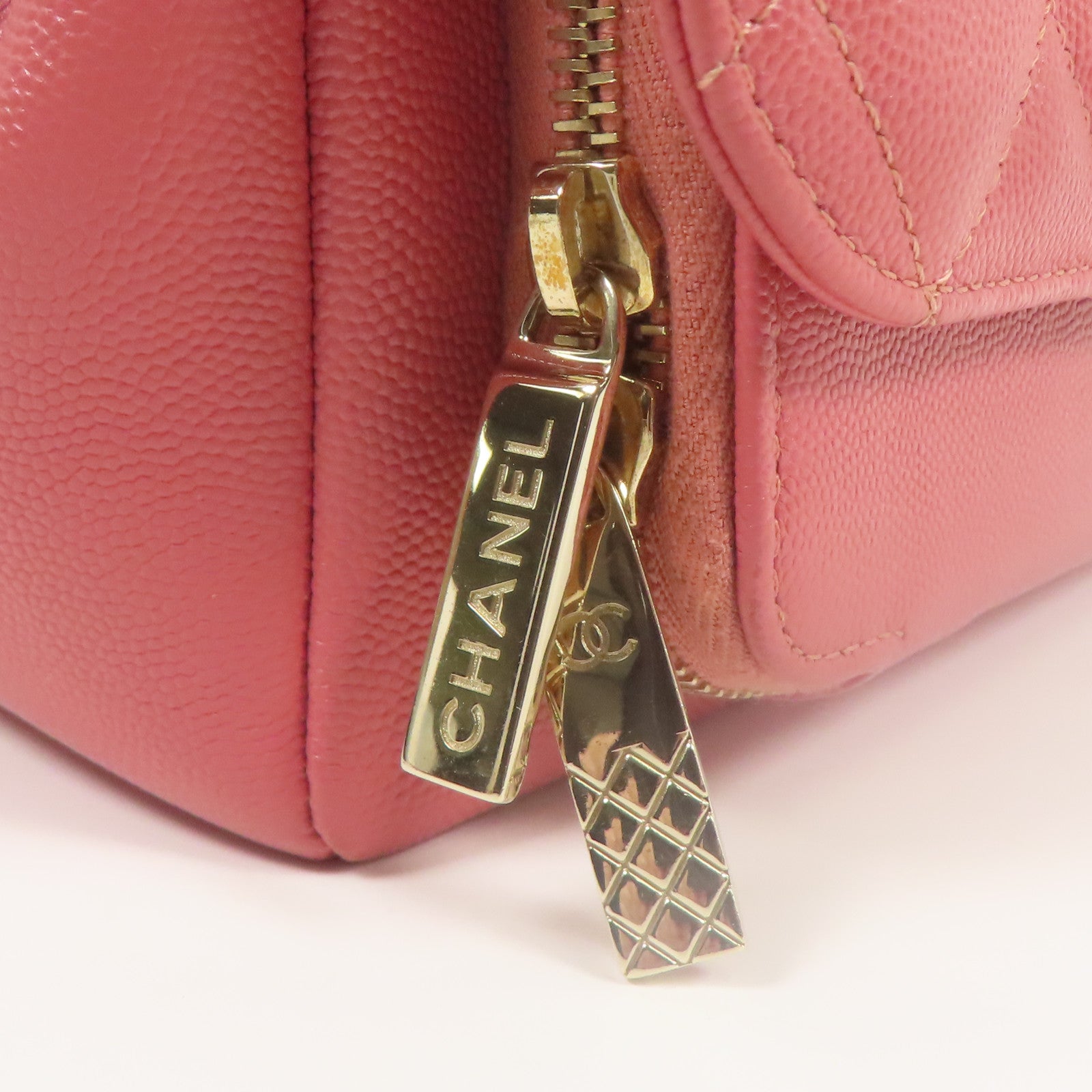 CHANEL 牛皮皮革Affinity金扣手挽肩背兩用袋