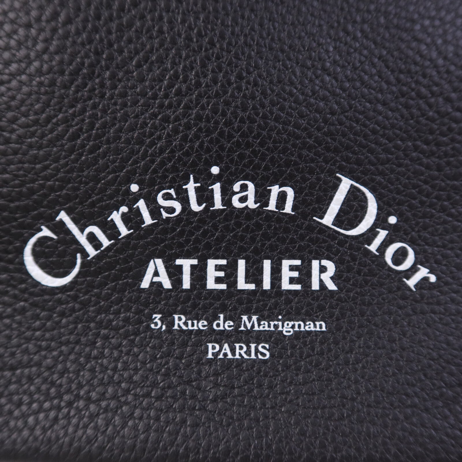 Dior 牛皮皮革Pouch銀扣手拿包