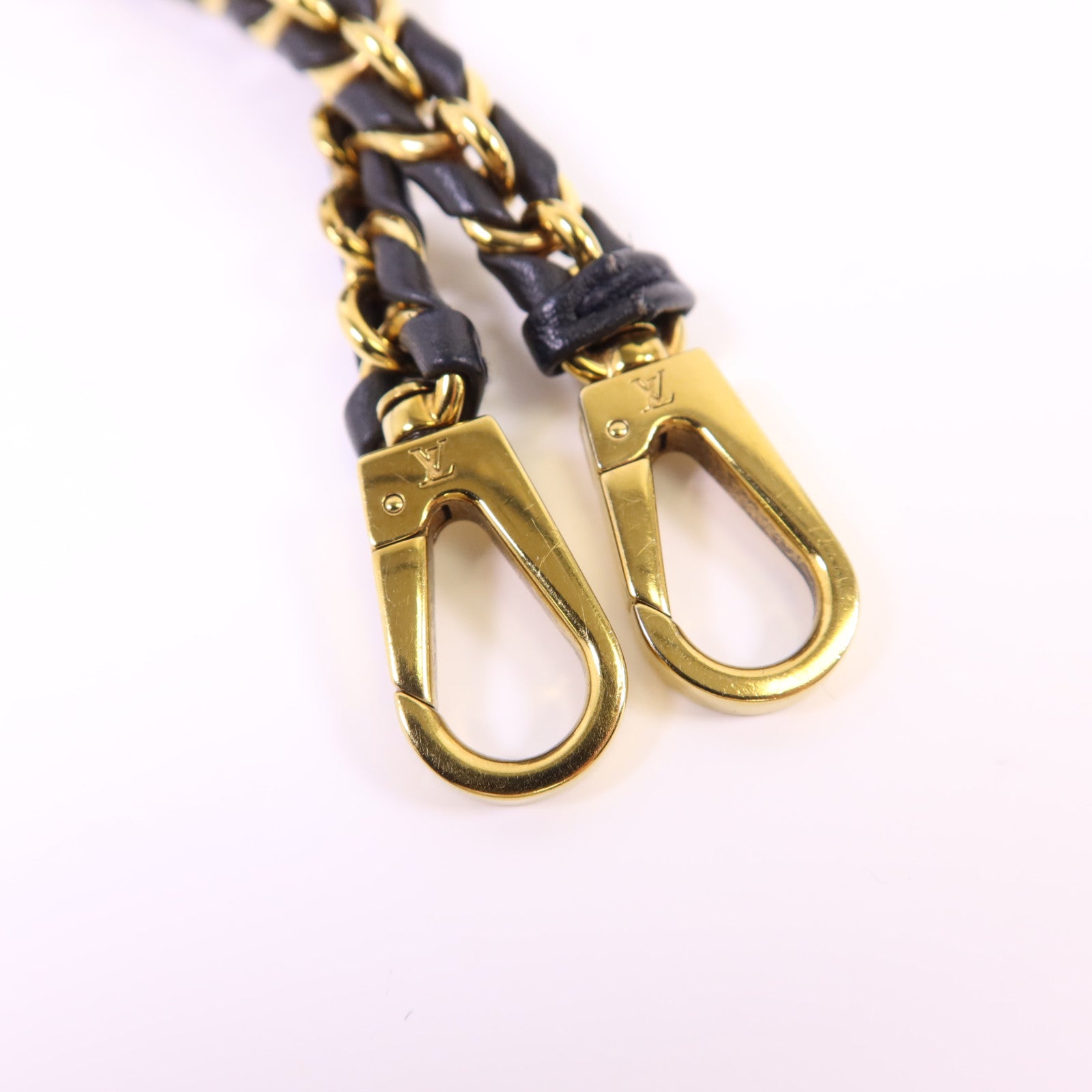 LOUIS VUITTON Monogram Reverse Vanity PM金扣手挽肩背兩用袋棕色