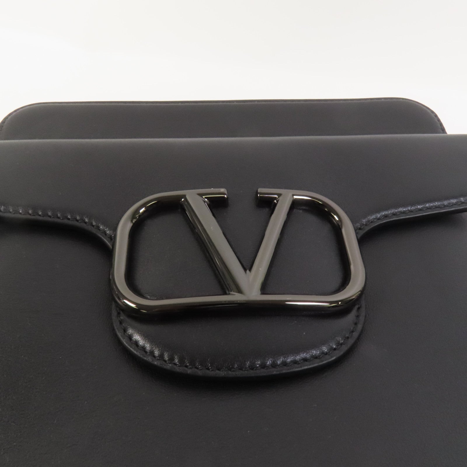 Valentino 牛皮皮革VLogo Shoulder Bag肩背袋