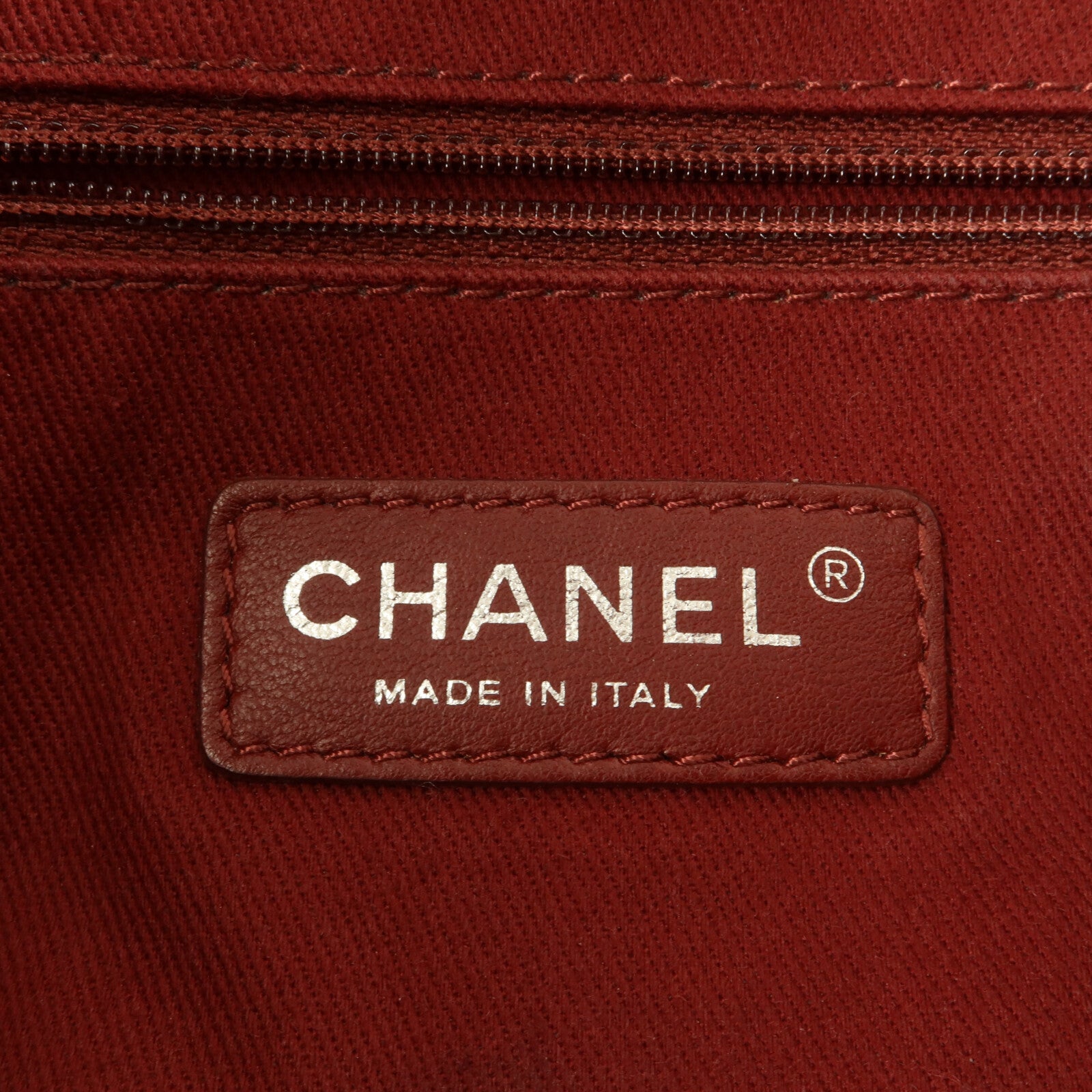 CHANEL 帆布Deauville Tote Bag MM手挽袋