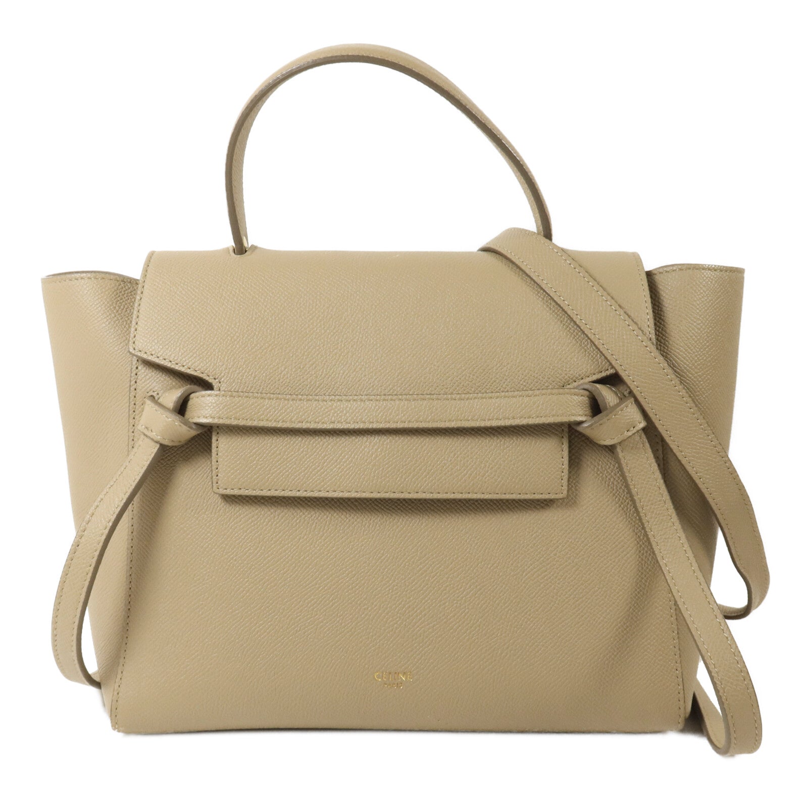 CELINE 牛皮皮革Micro Belt Bag手挽肩背兩用袋
