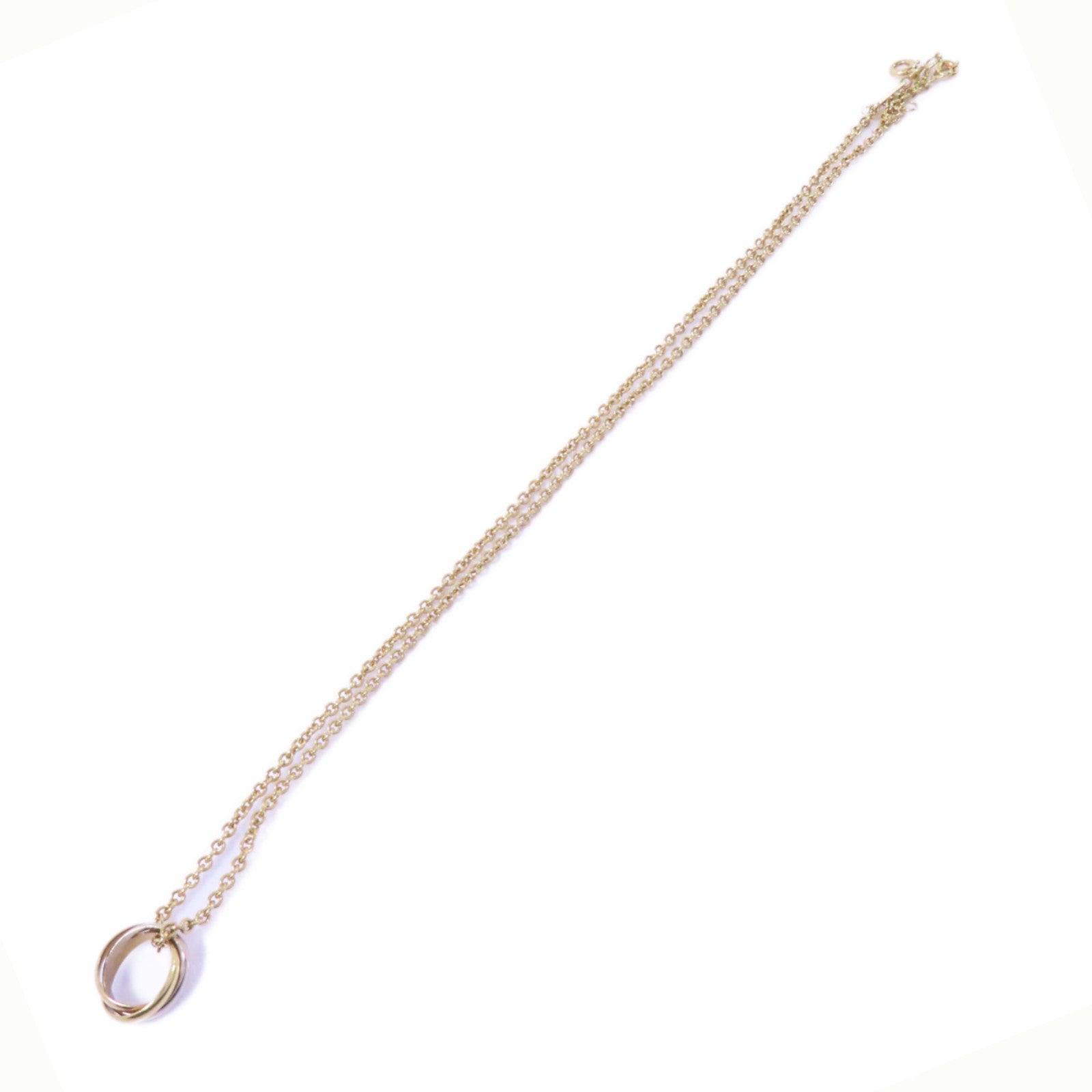 CARTIER 【激減優惠】18K黄金/玫瑰金/白金Trinity Necklace項鍊