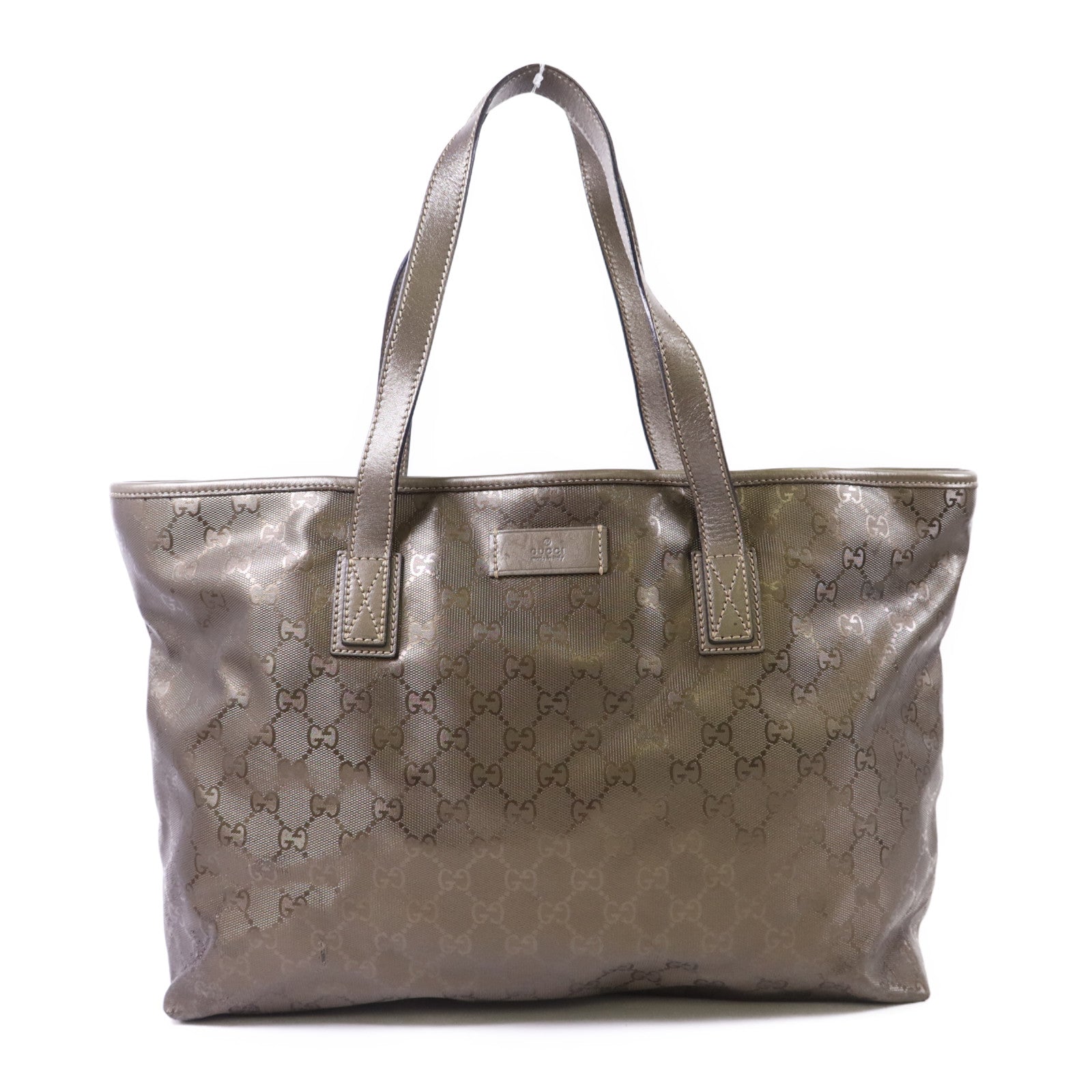 GUCCI 塗層帆布Shoulder Tote肩背袋/手挽袋