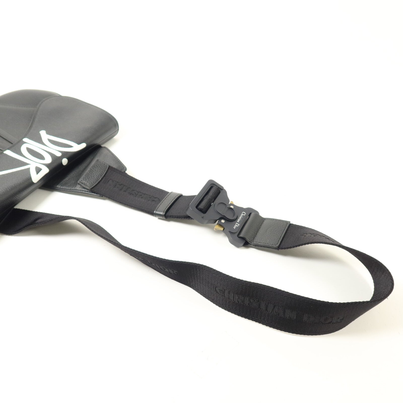 Dior 牛皮皮革Dior x Stussy Saddle Bag肩背袋