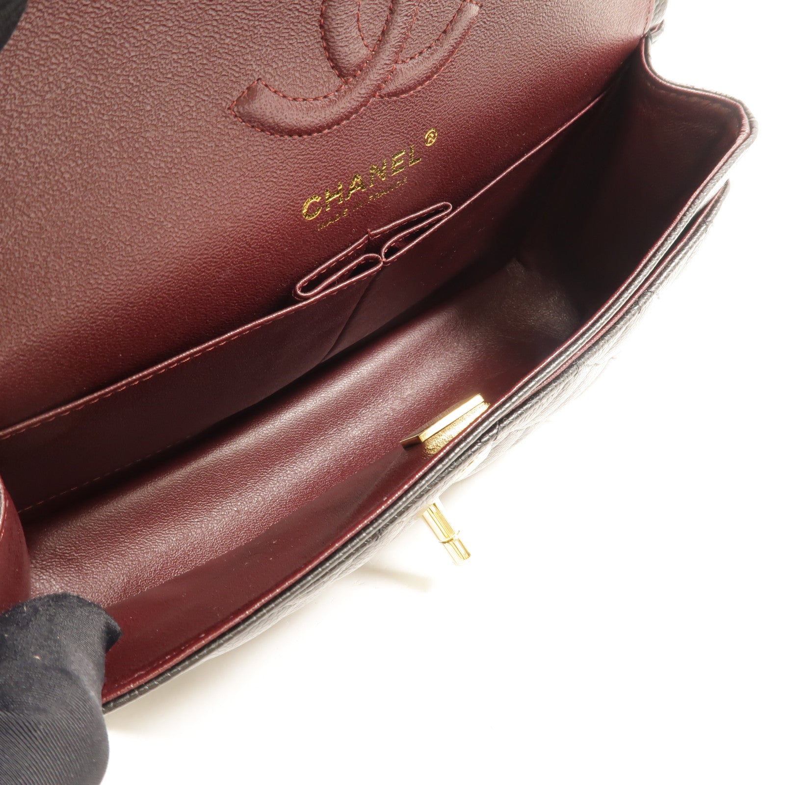 CHANEL 牛皮皮革Classic 23鏈帶肩背袋