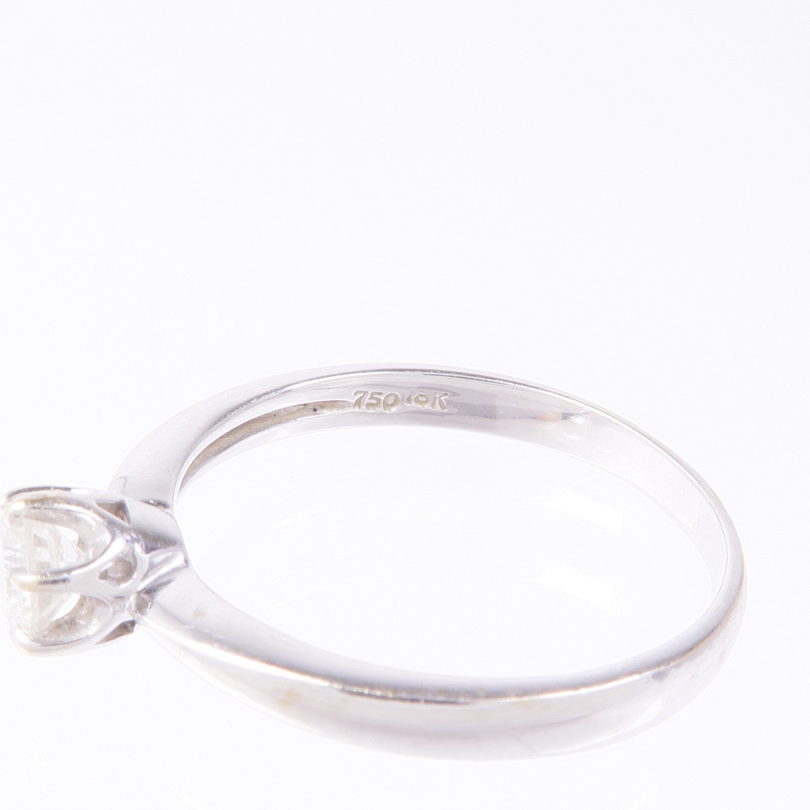 JEWELRY Diamond Ring Accessories 18K White Gold US#7.25