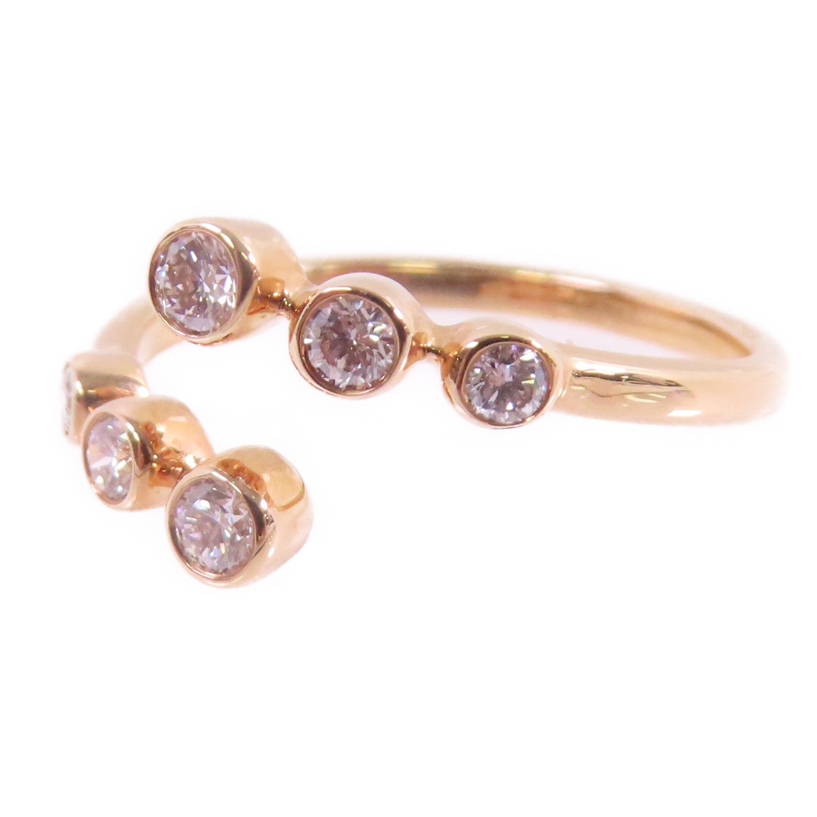 JEWELRY 18K玫瑰金/鑽石Diamond Ring戒指US#5.75