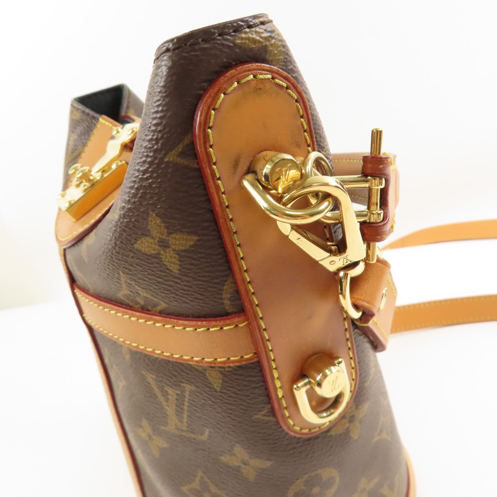 LOUIS VUITTON LV GHW Duffle 2 Way Shoulder Bag Handbag M43587 Monogram Brown