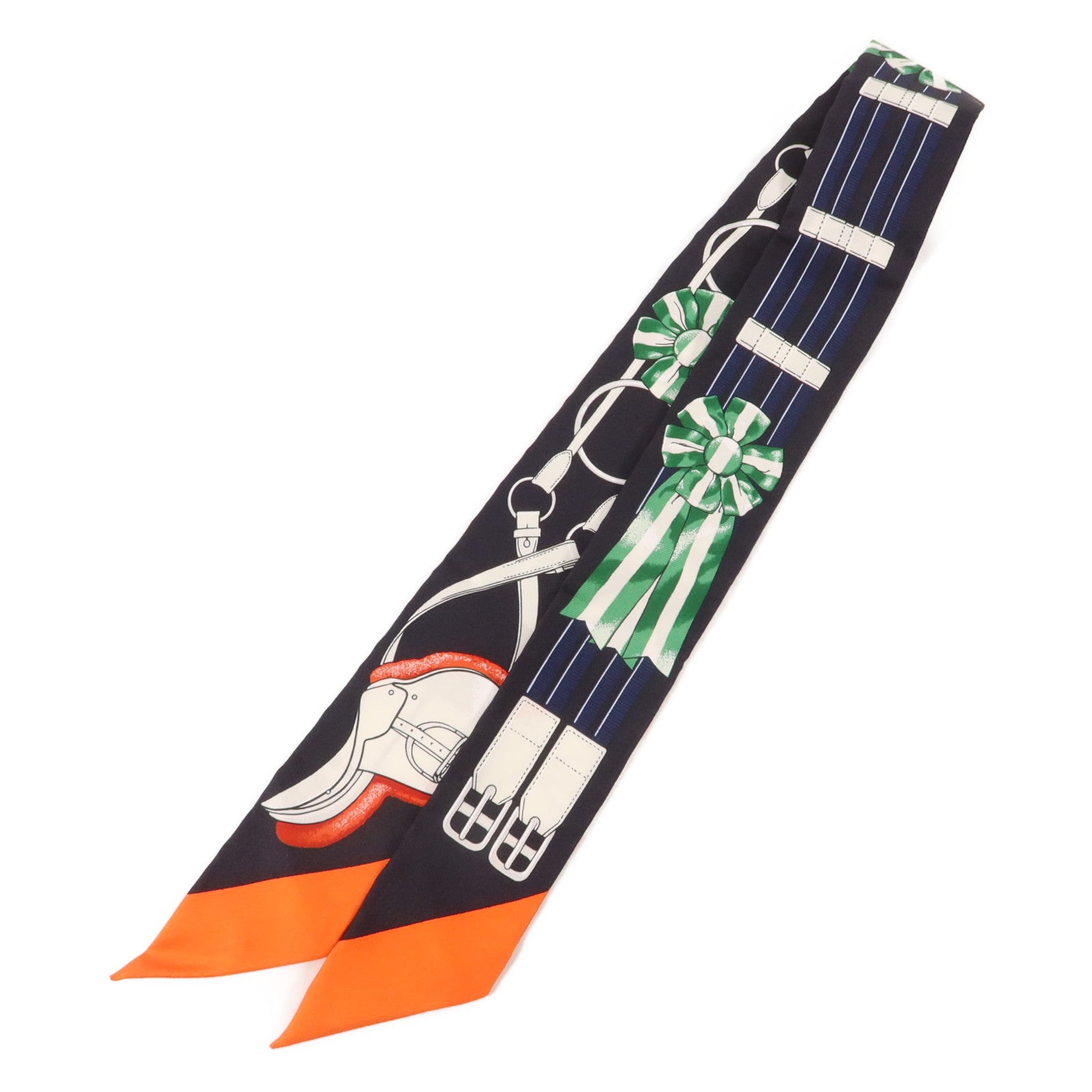 HERMES 絲質Twilly絲巾
