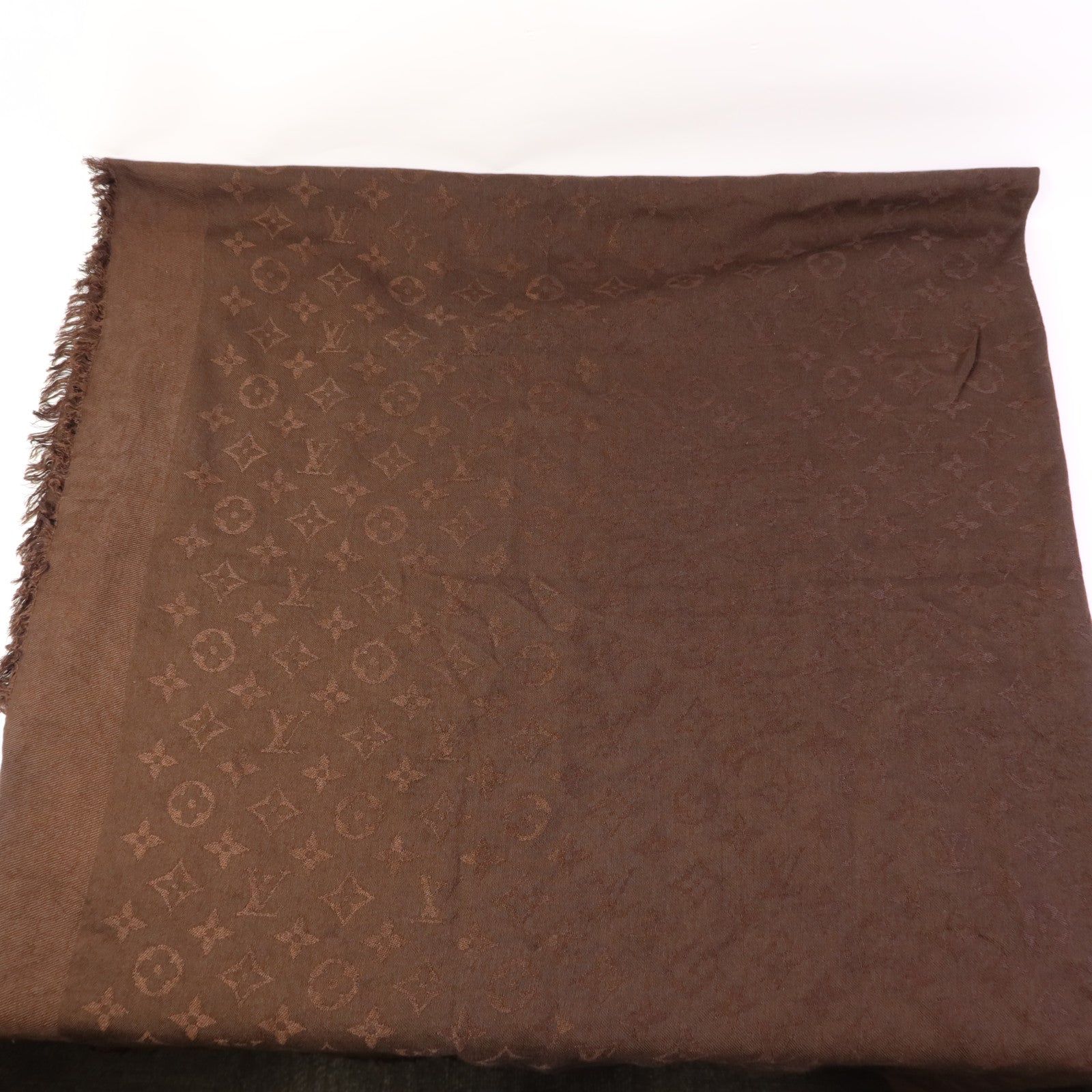 LOUIS VUITTON 絲質/羊毛Scarf頸巾