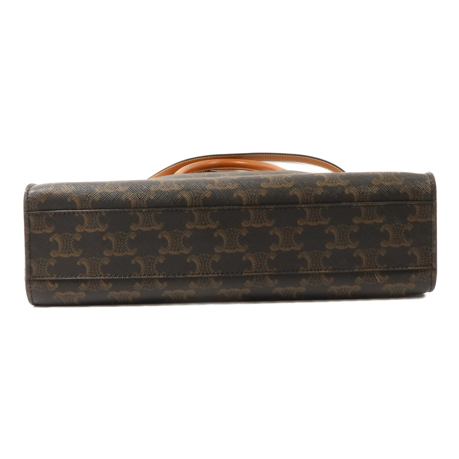 CELINE 塗層帆布Triomphe Cabas Tote手挽肩背兩用袋