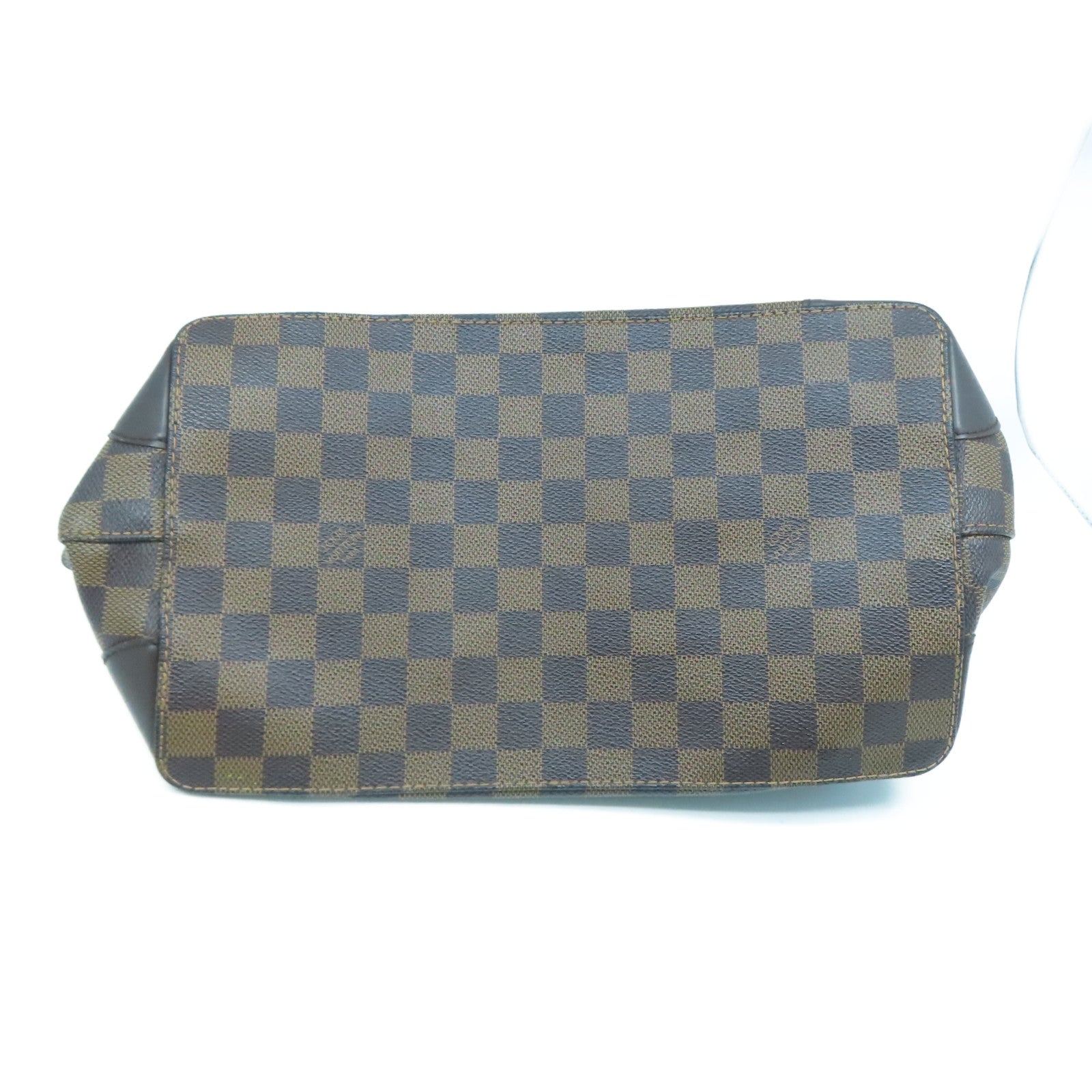 LOUIS VUITTON 【激減優惠】Damier Ebene Hampstead MM金扣肩背袋啡色