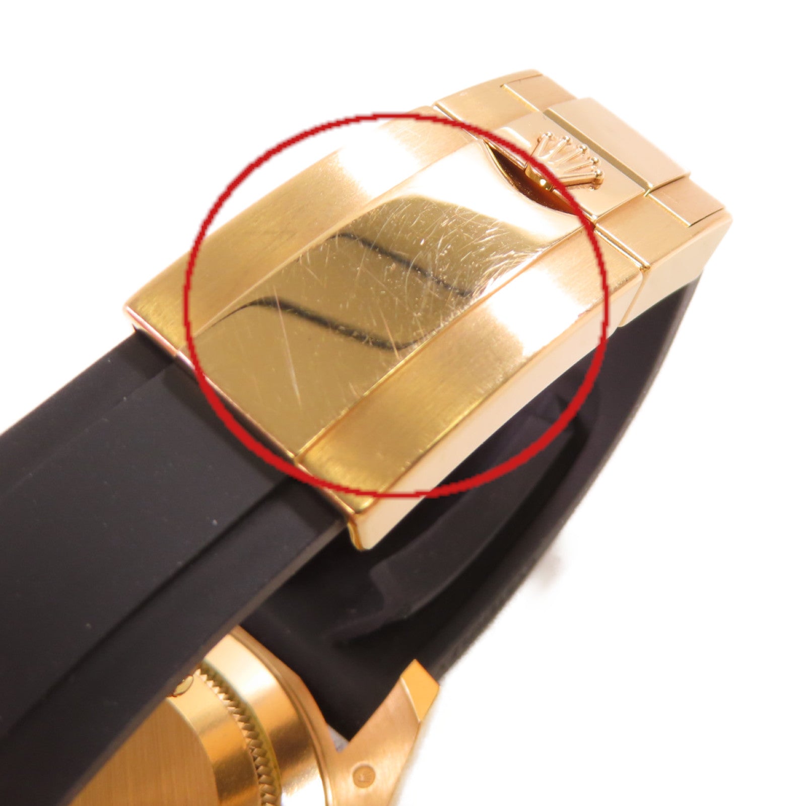 ROLEX Yacht Master 18K玫瑰金/橡膠帶自動機芯手錶黑色